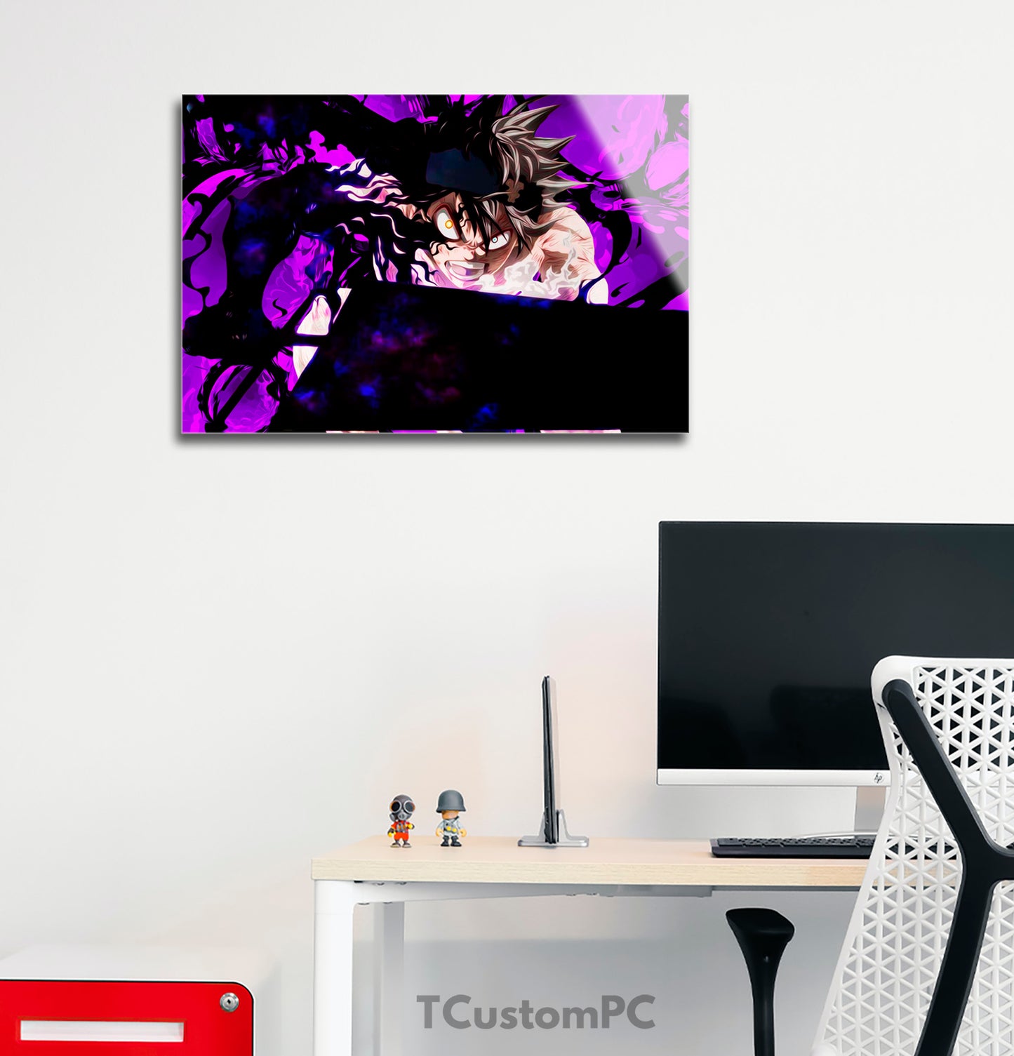 Cuadro Demon wizard purple