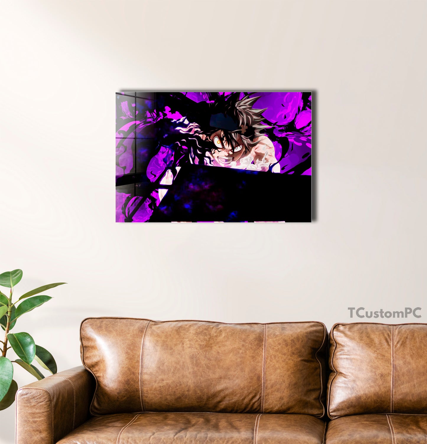 Cuadro Demon wizard purple