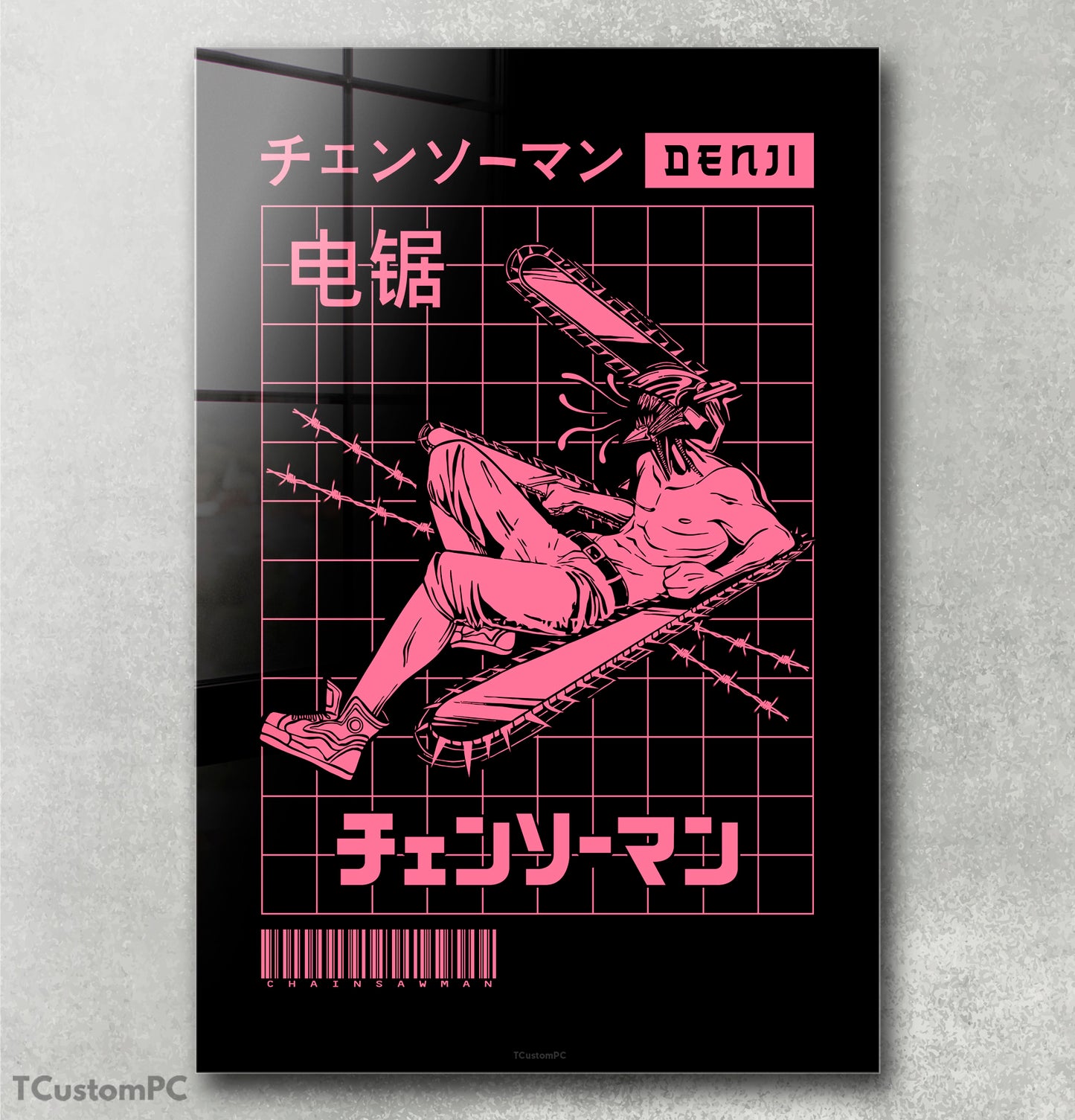 Cuadro Denji Manga, Street style