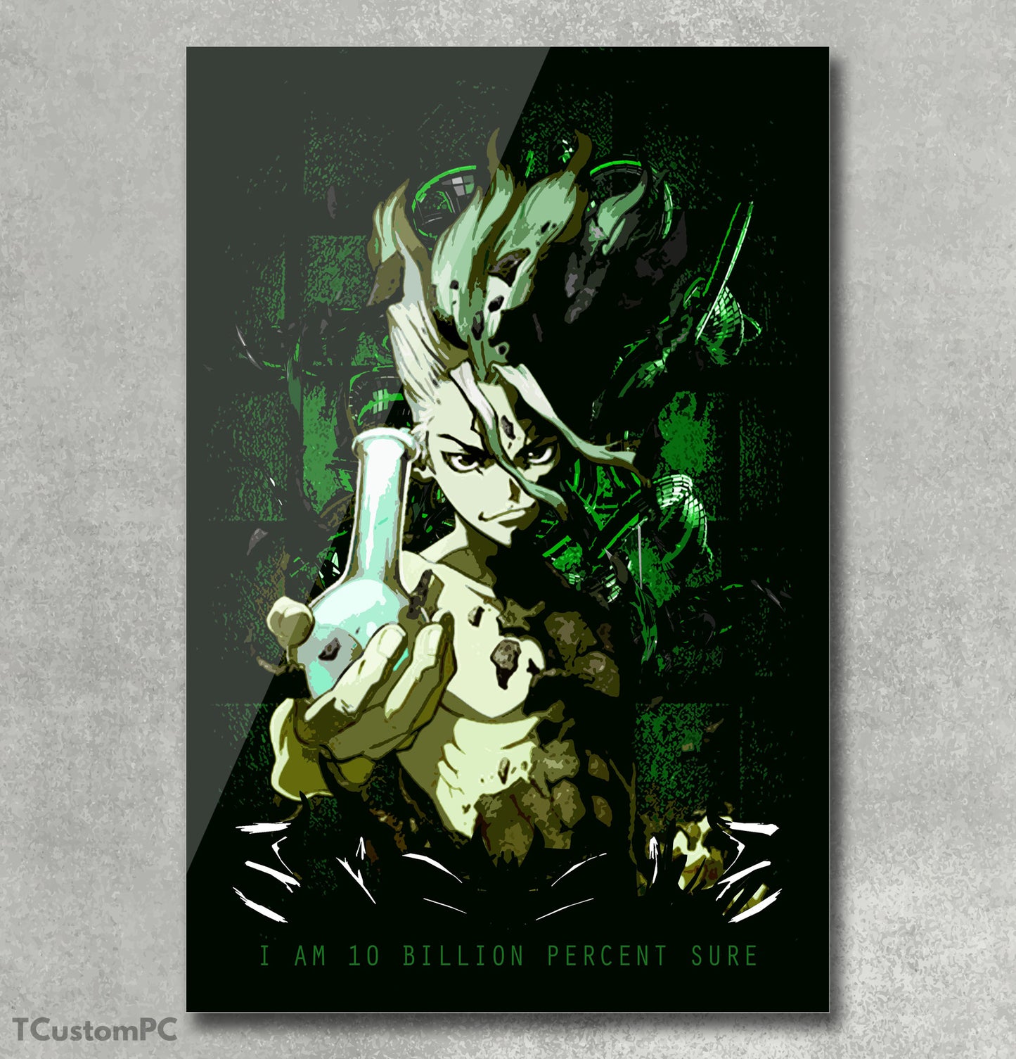 Cuadro Dr.Stone 10 BILLION PERCENT SURE