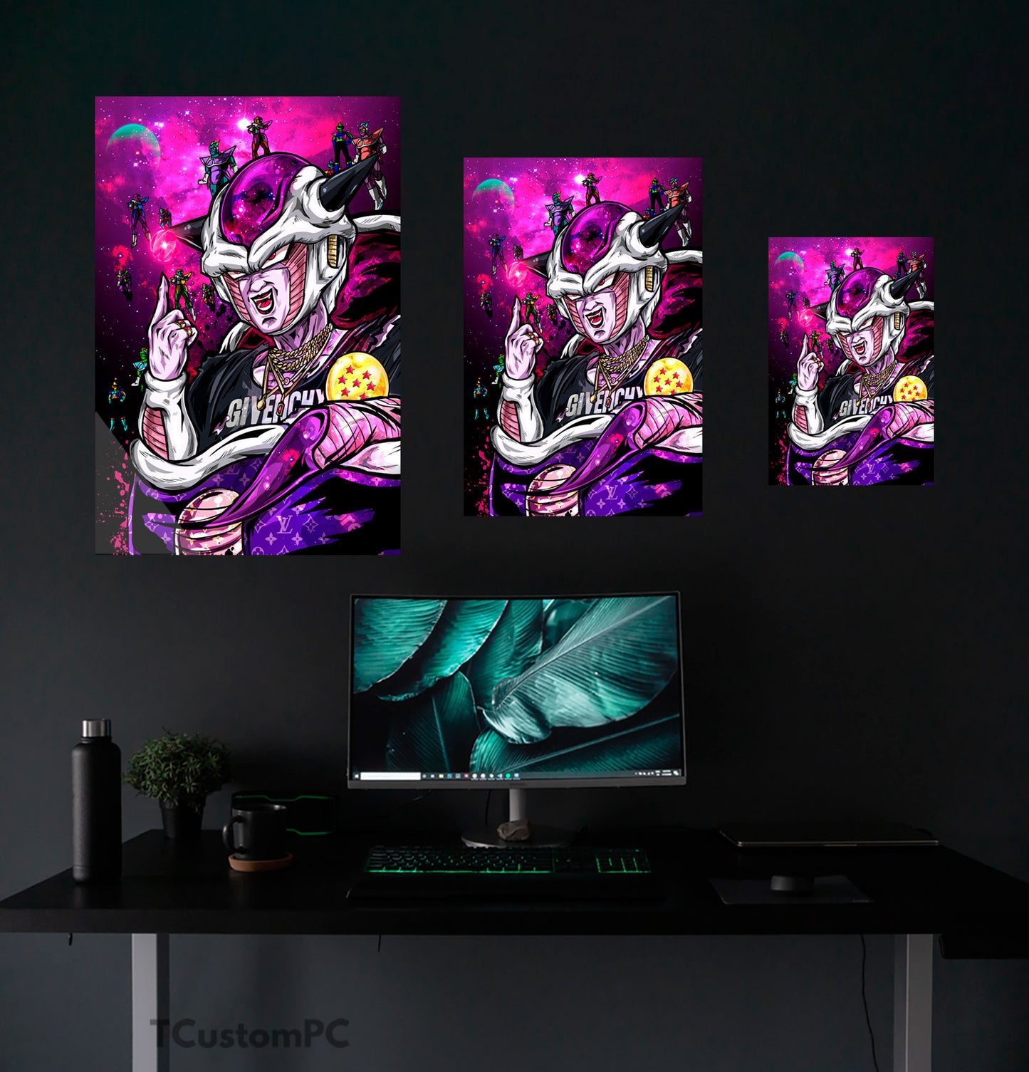 Cuadro Dragon Ball, Givenchy Frieza & Gang