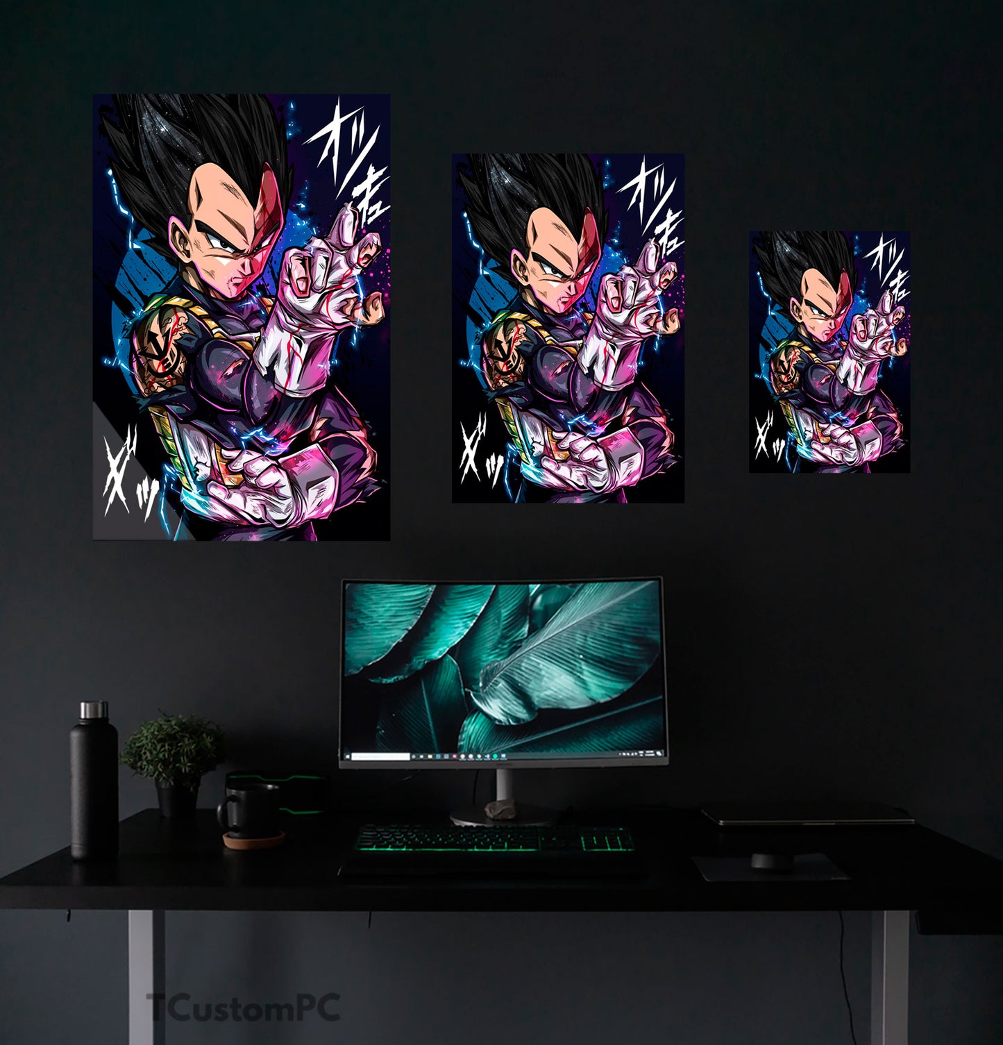 Cuadro Dragon Ball, Vegeta Base