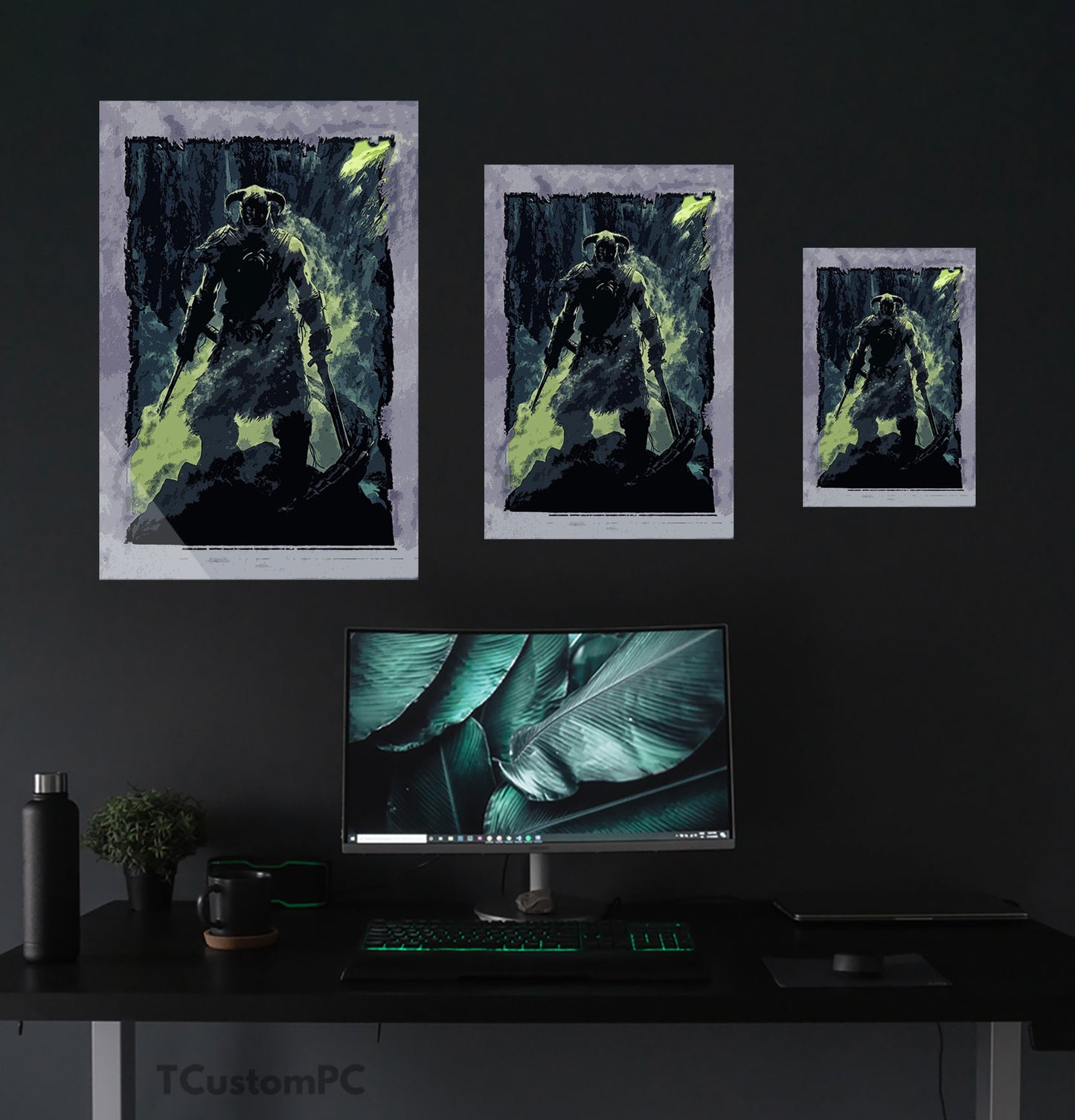 Dragon Words Viking painting
