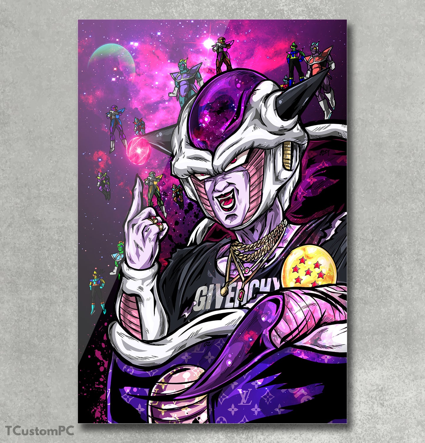Cuadro Dragon Ball, Givenchy Frieza & Gang