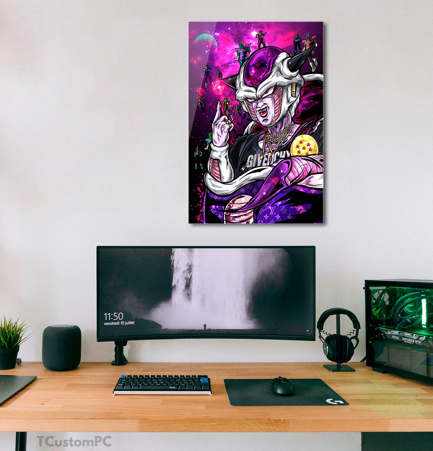 Cuadro Dragon Ball, Givenchy Frieza & Gang