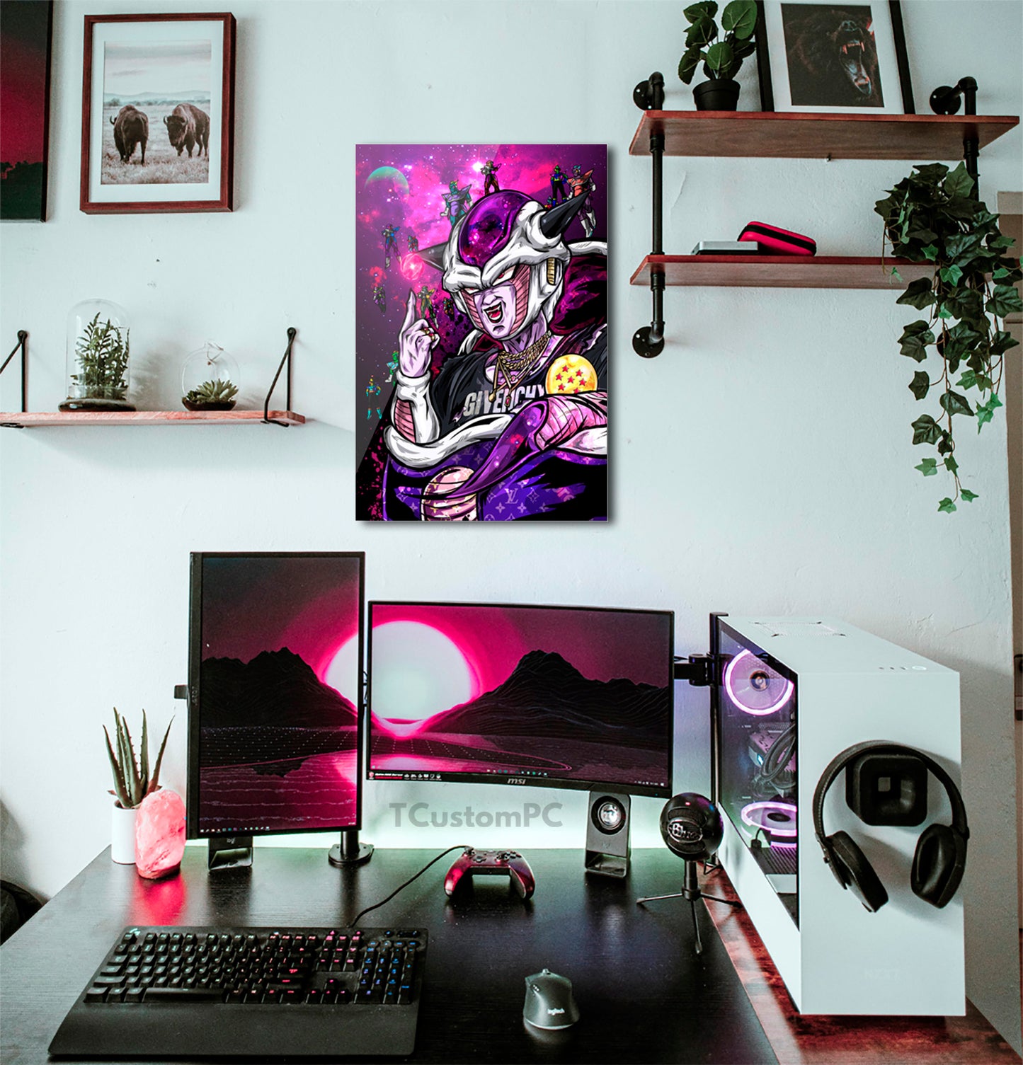 Cuadro Dragon Ball, Givenchy Frieza & Gang
