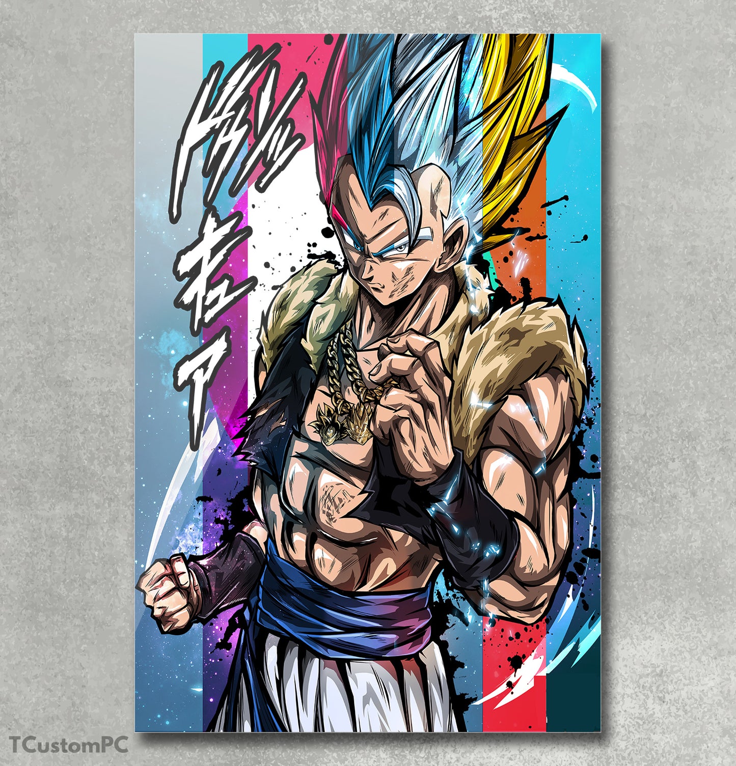 Cuadro Dragon Ball, Gogeta all Forms