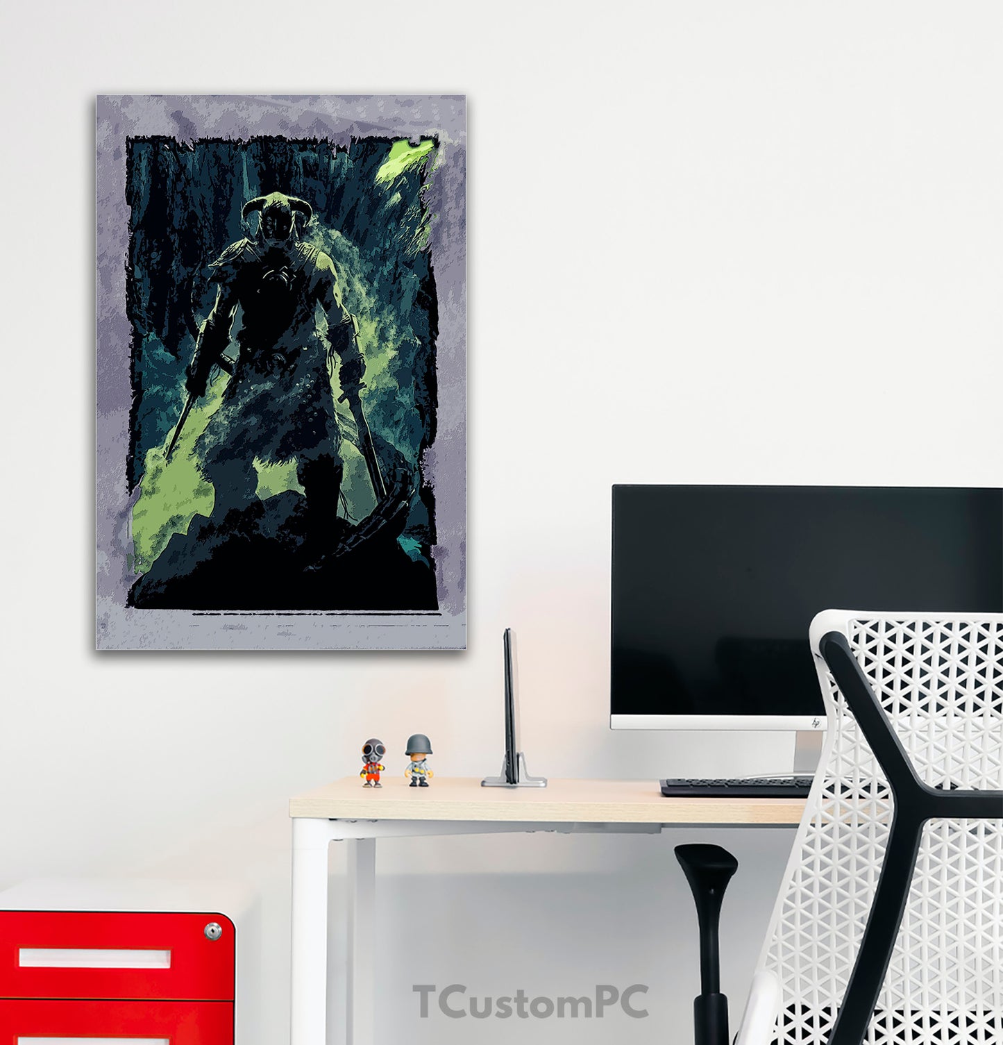 Dragon Words Viking painting