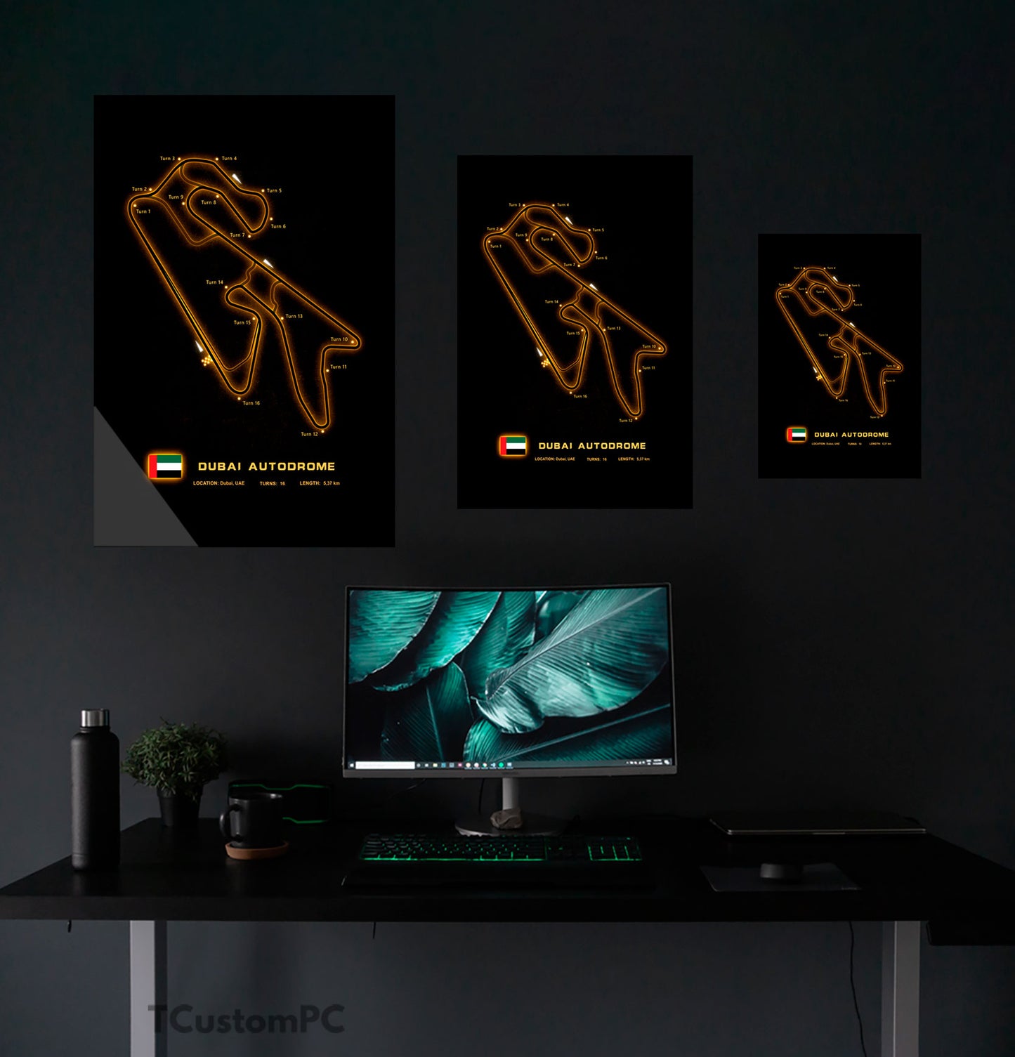 Cuadro Dubai Autodrome Circuit