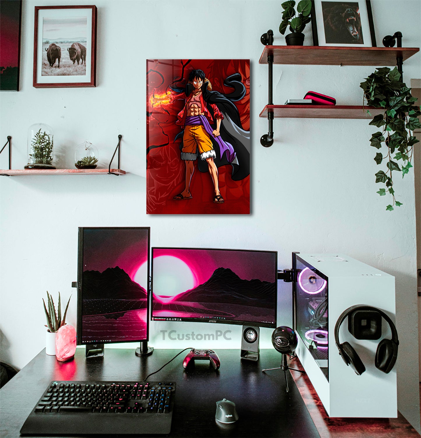 Pintura do Imperador Luffy