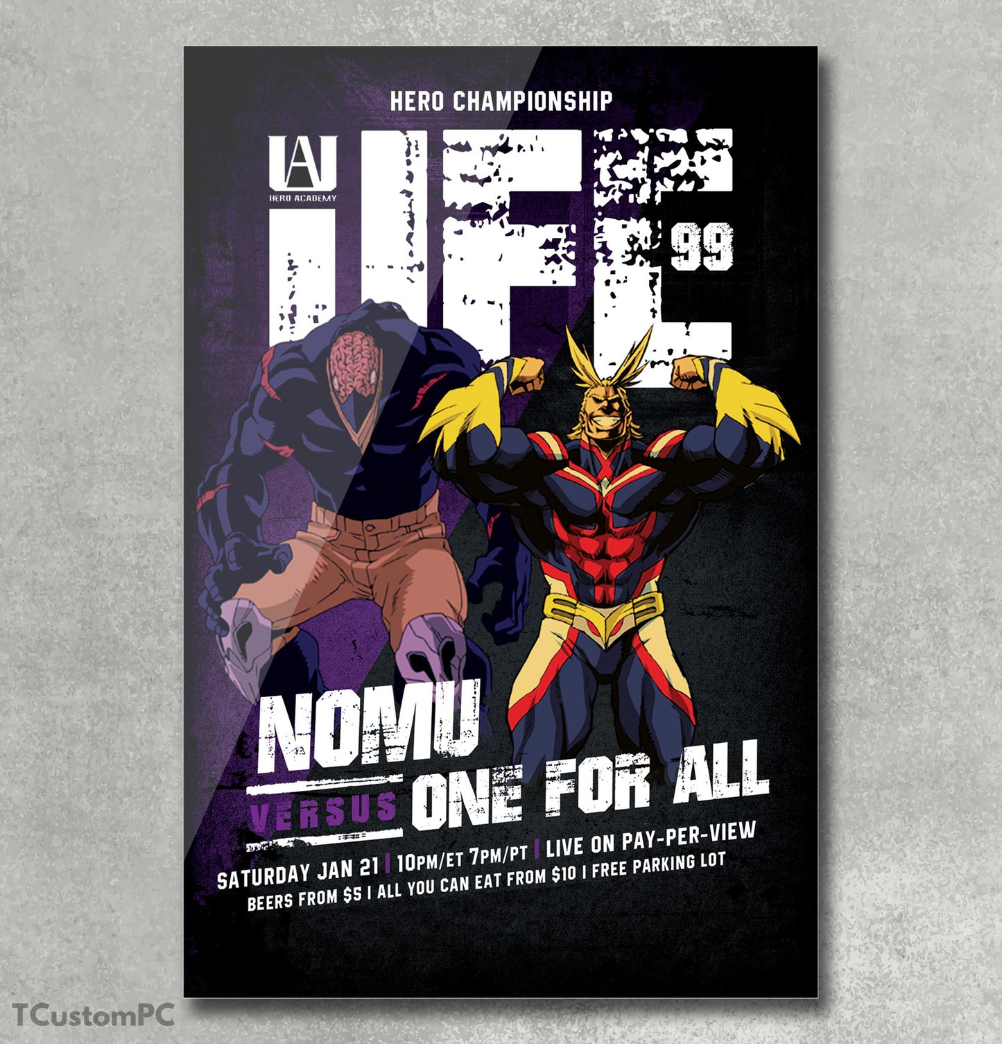 Cuadro One For All vs Nomu Epic Fight 10
