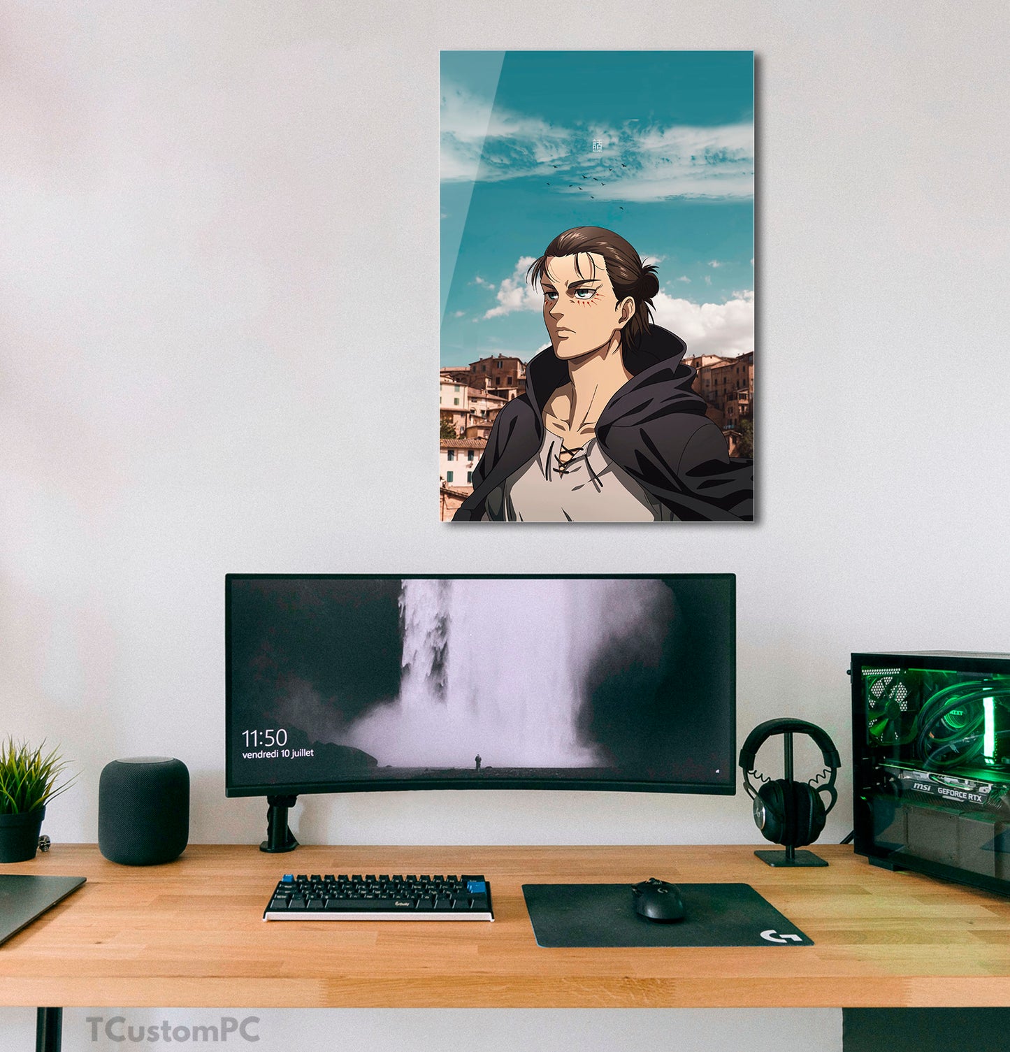 Eren 1 Attack On Titan painting