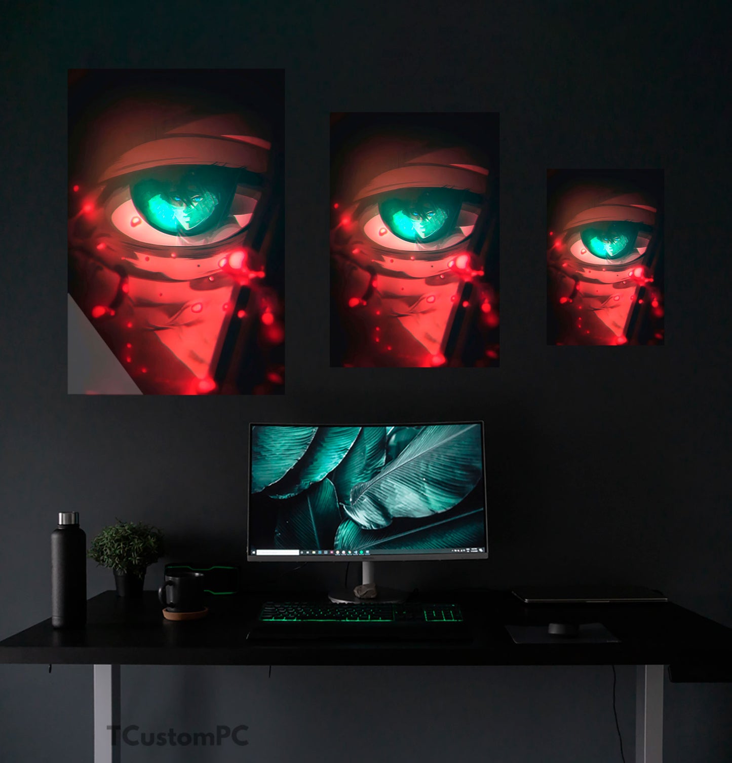 Cuadro Eren's eyes see Mikasa