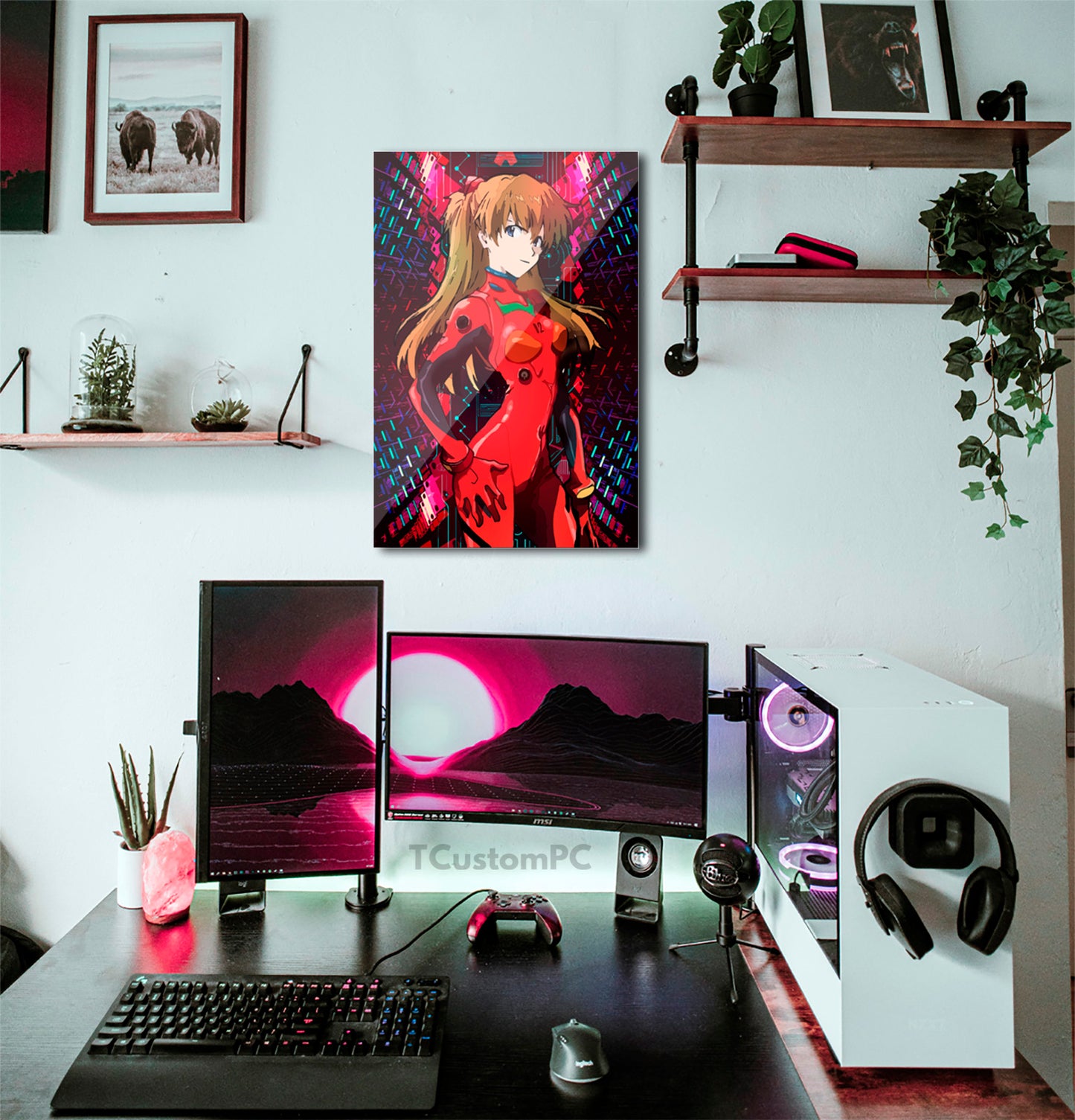 Cuadro Evangelion Displate ultimate vector