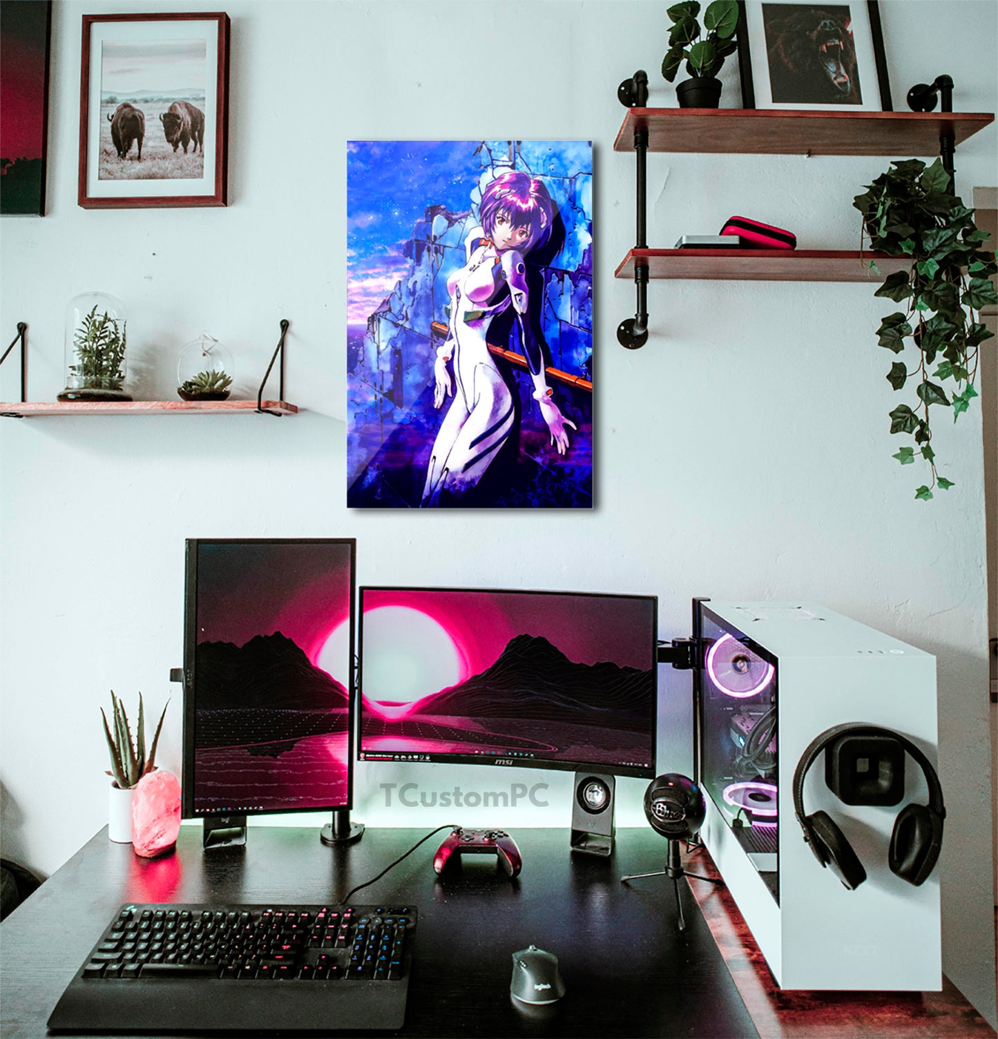 Cuadro Evangelion Eva vector