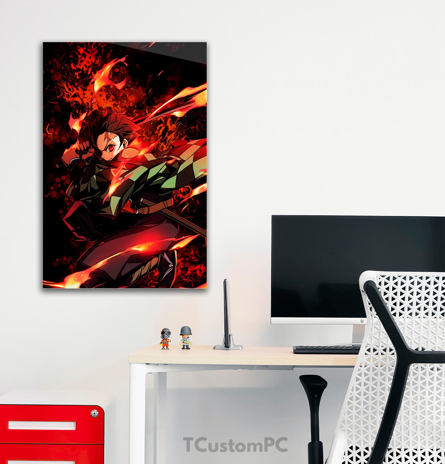 Cuadro Fire demon slayer