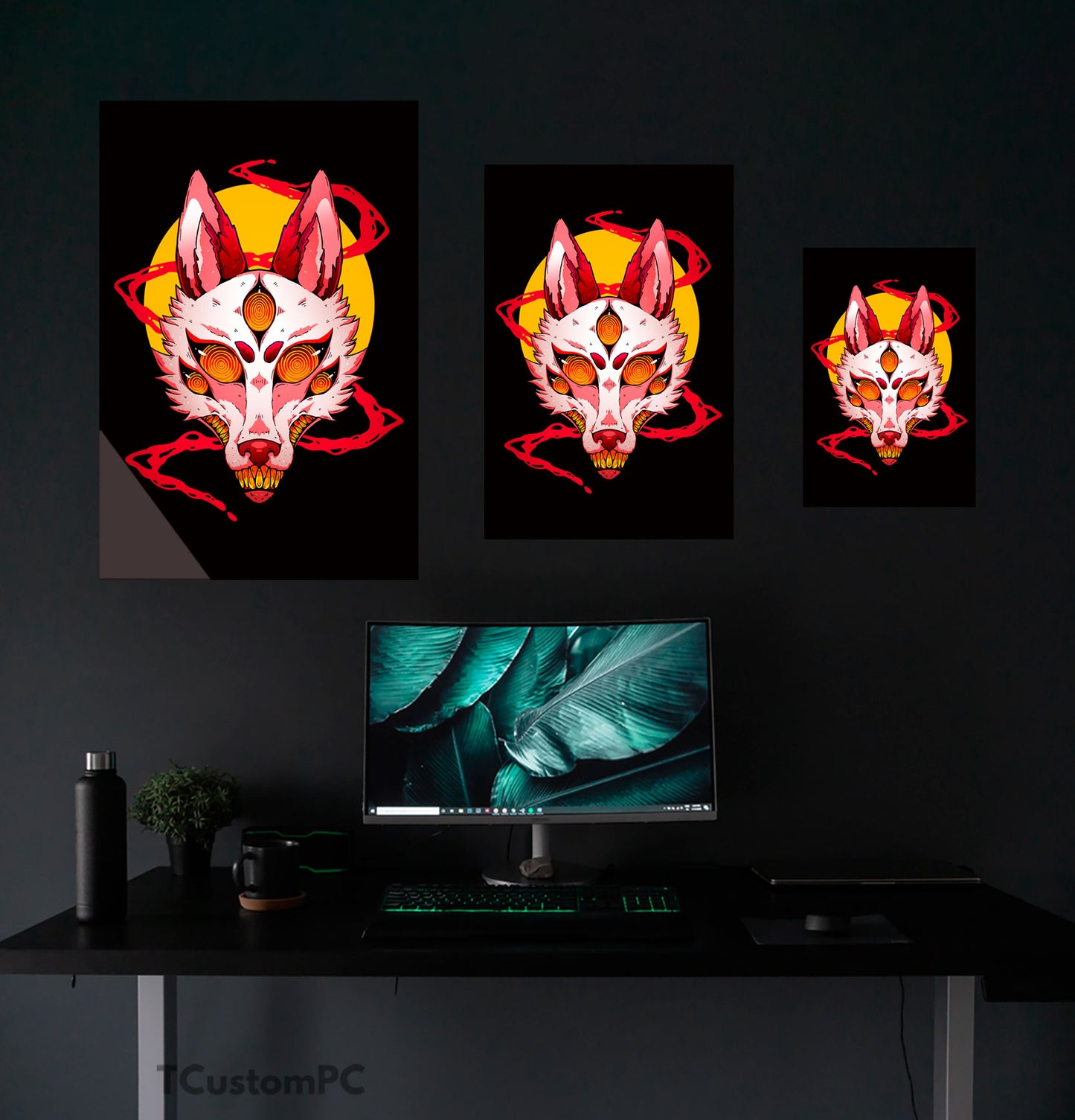 Pintura do Homem-serra Fox Devil
