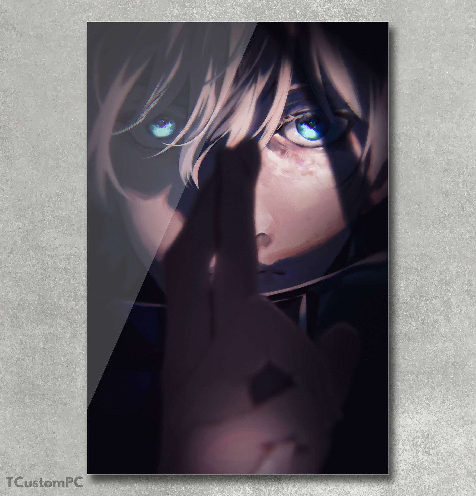 GOJO Jujutsu Kaisen painting, New Design - Displate methacrylate ...