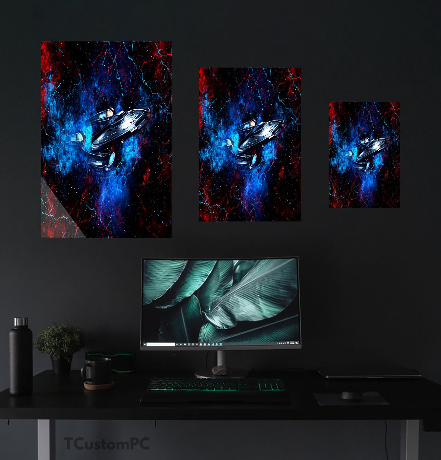 Cuadro Galaxy Style 20 Star Trek