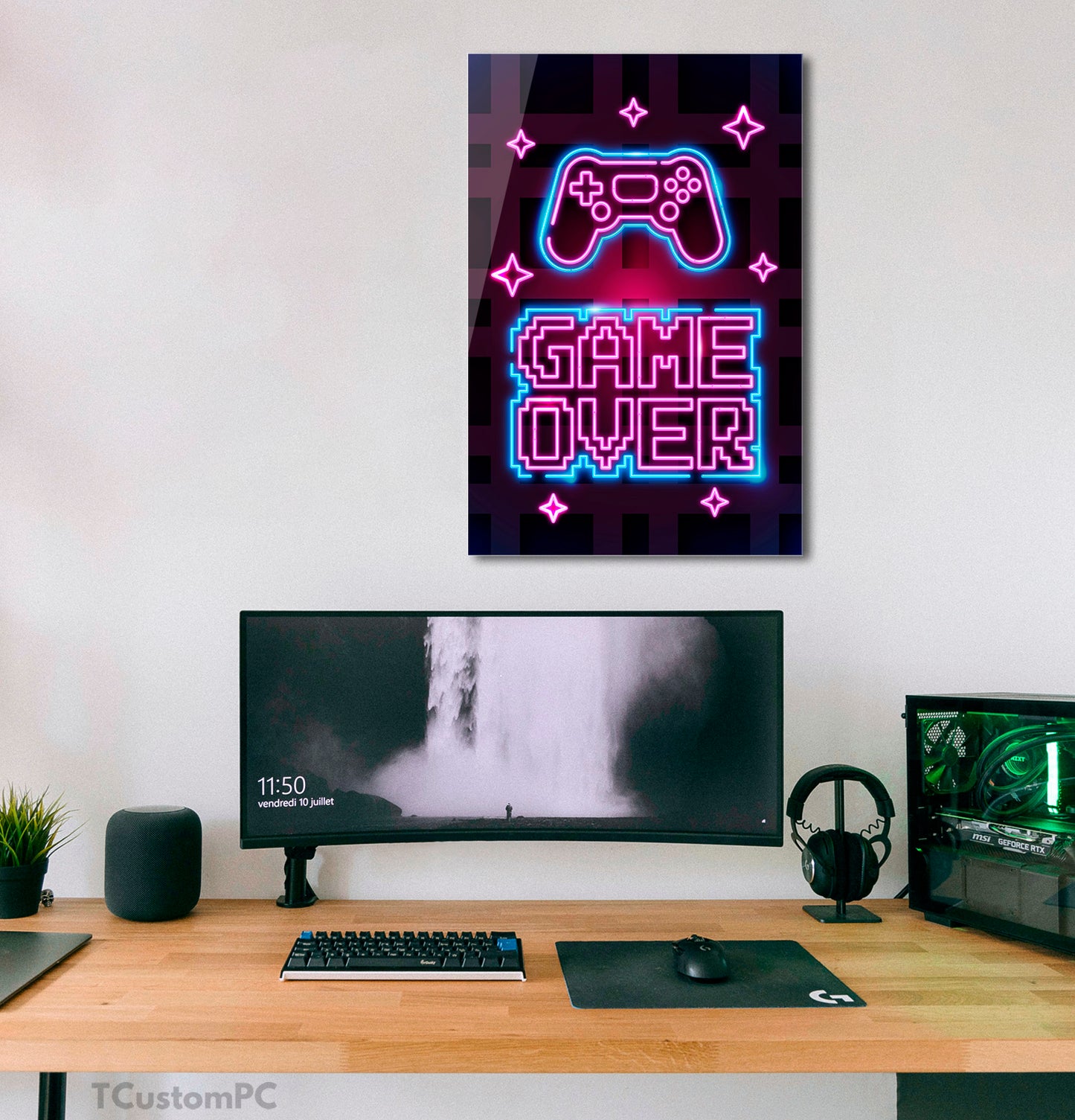 Gamer Over poster 7 painting