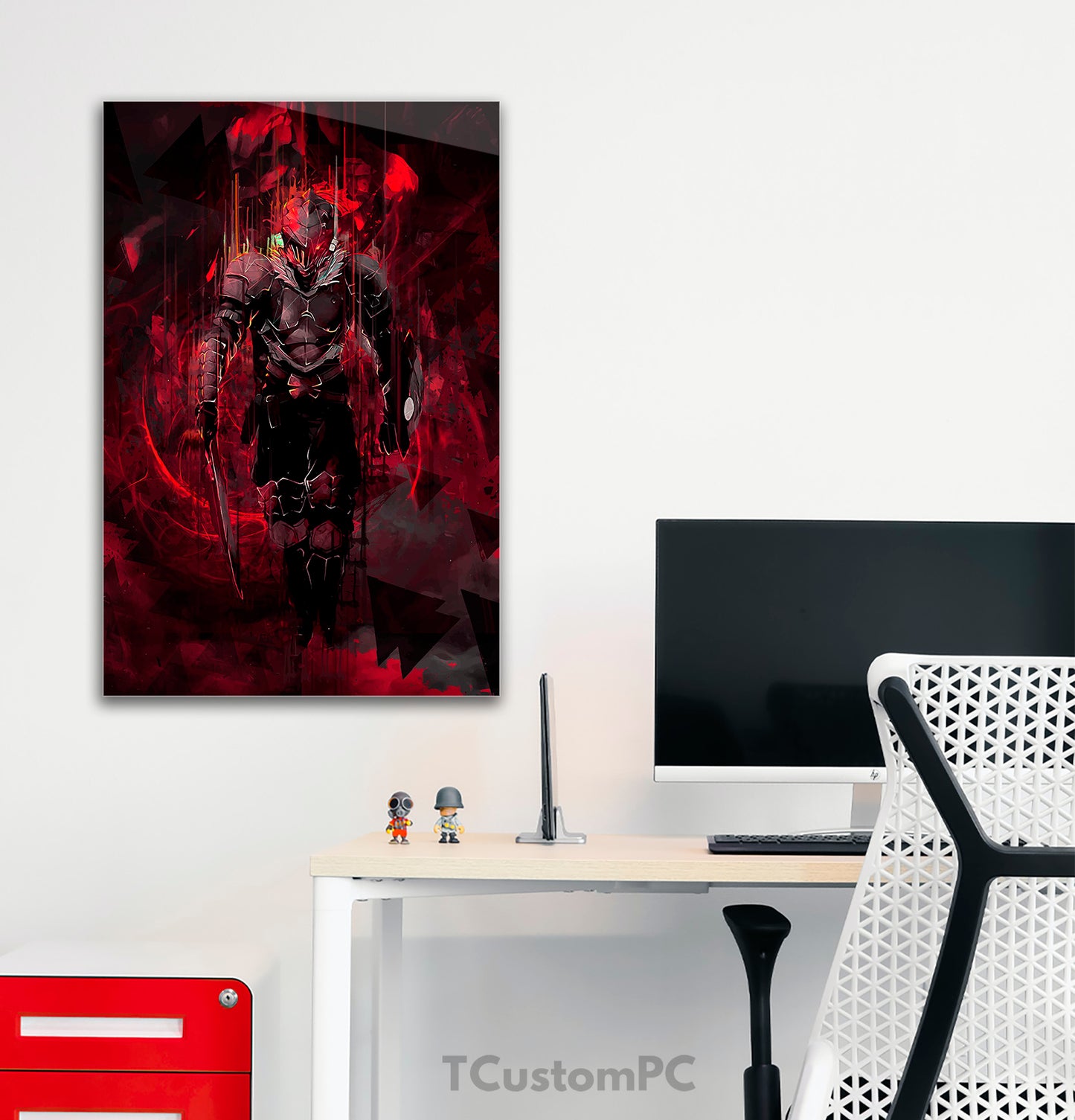 Cuadro Goblin Slayer red vector