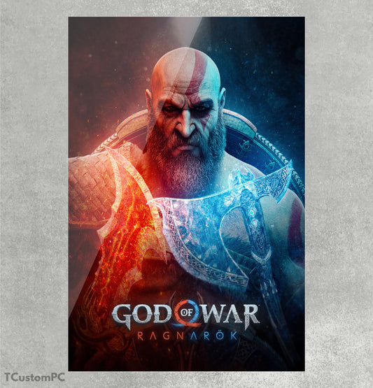 Cuadro God Of War Ragnarok - Kratos Dual Power 1