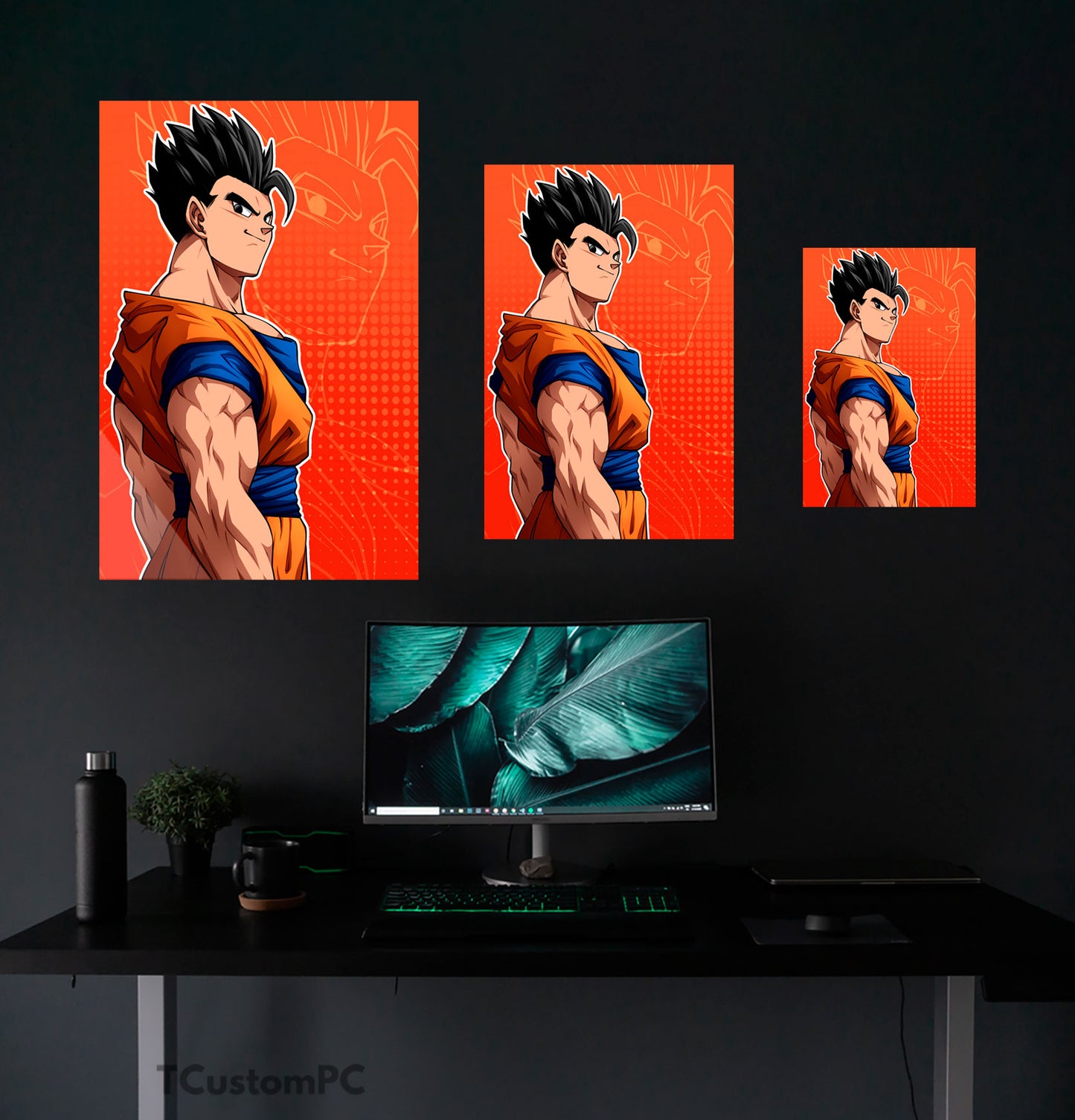 Pintura de redesenho de Gohan-Manga