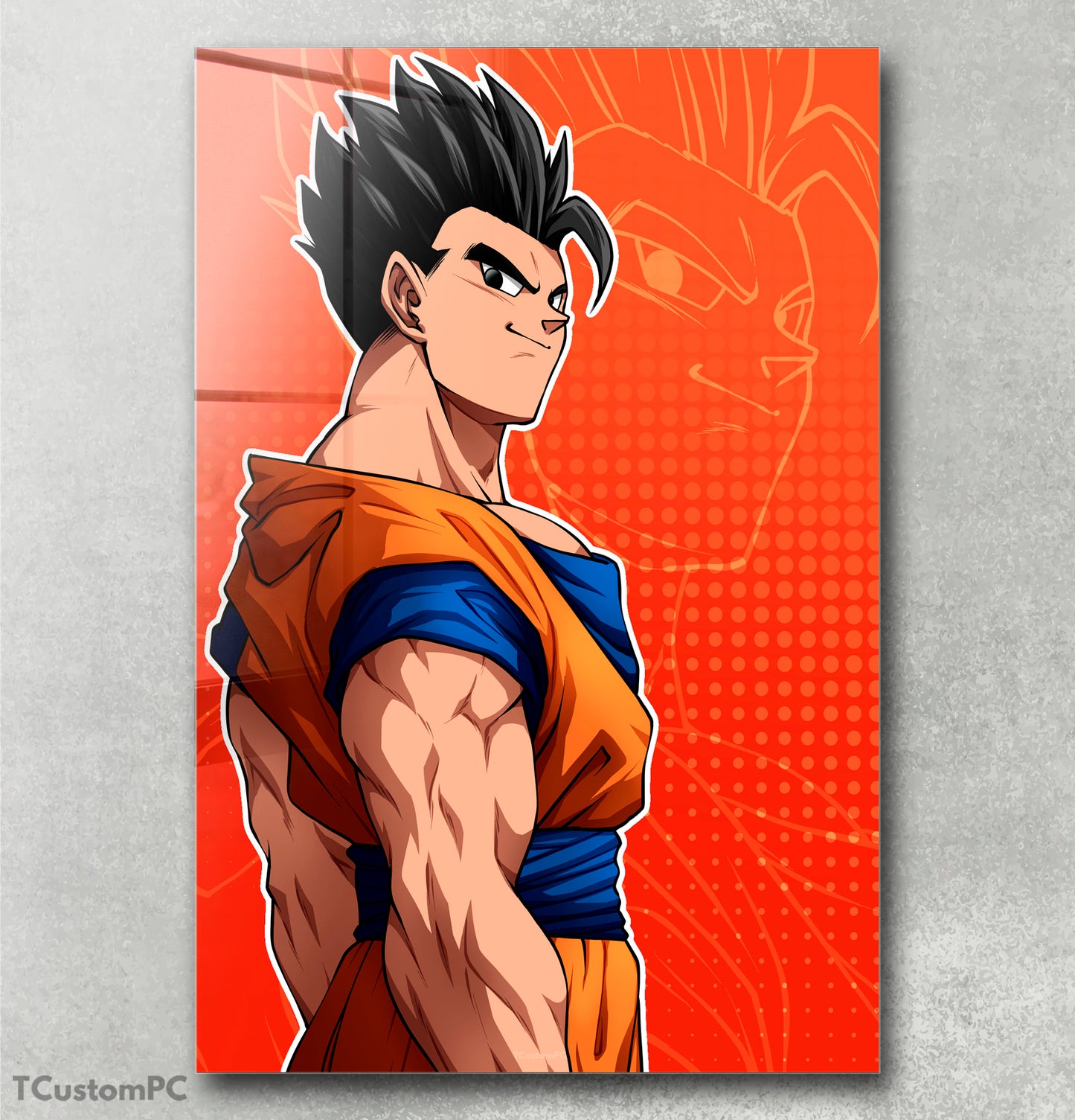 Pintura de redesenho de Gohan-Manga