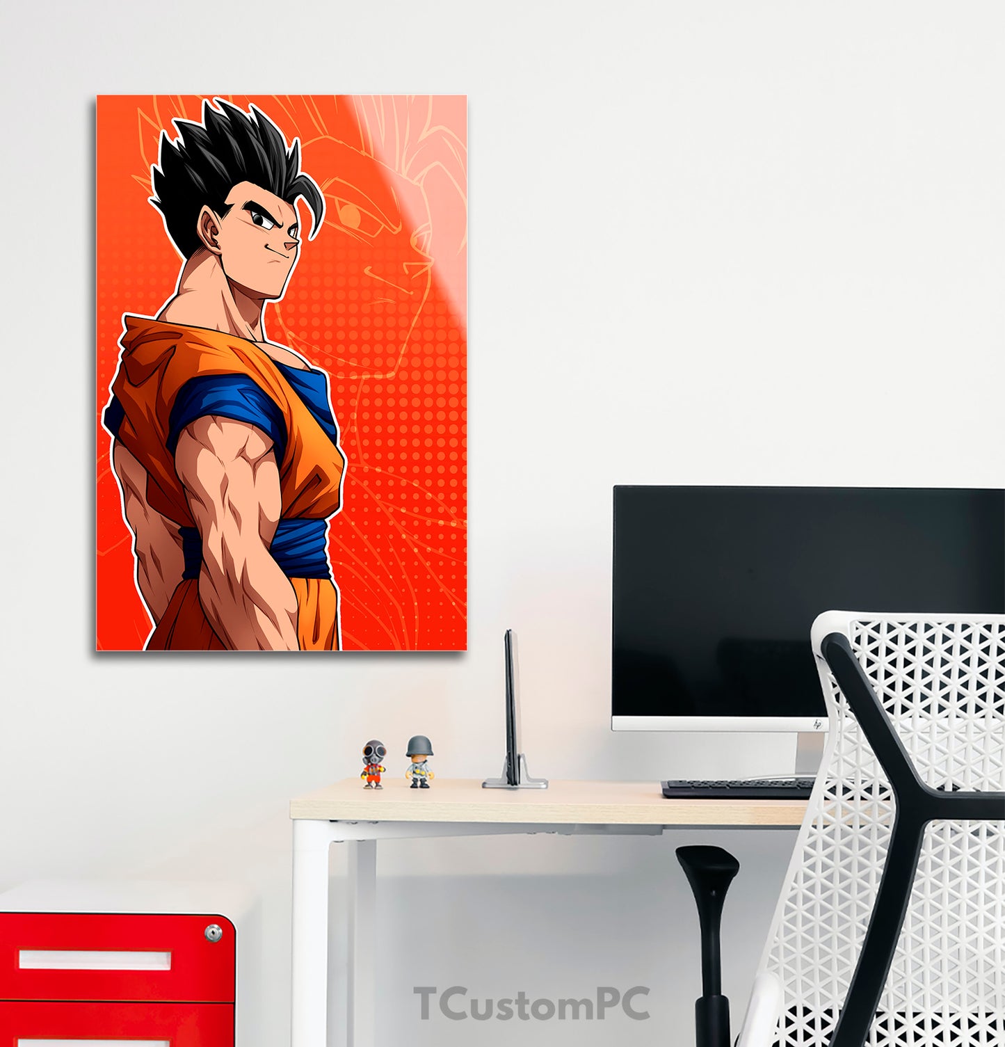 Pintura de redesenho de Gohan-Manga