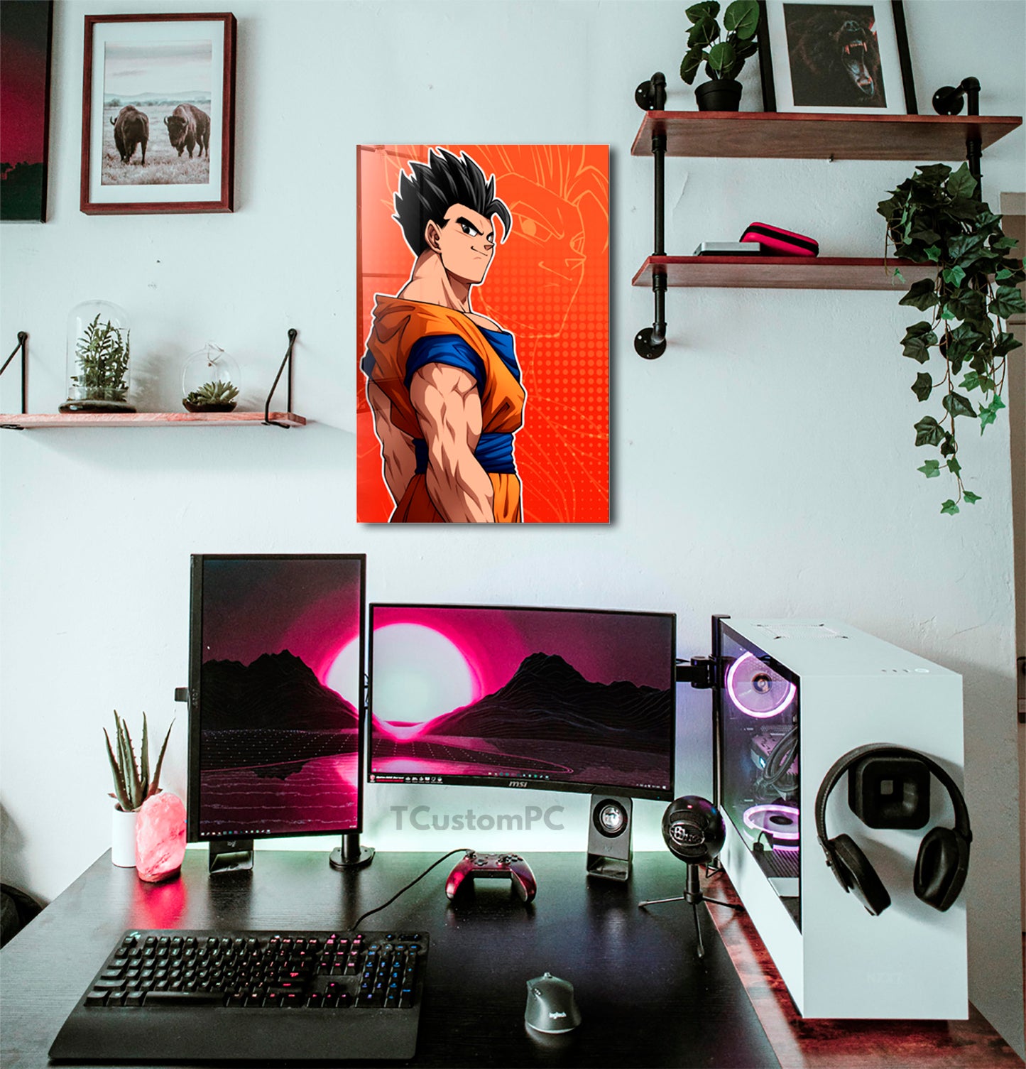 Pintura de redesenho de Gohan-Manga