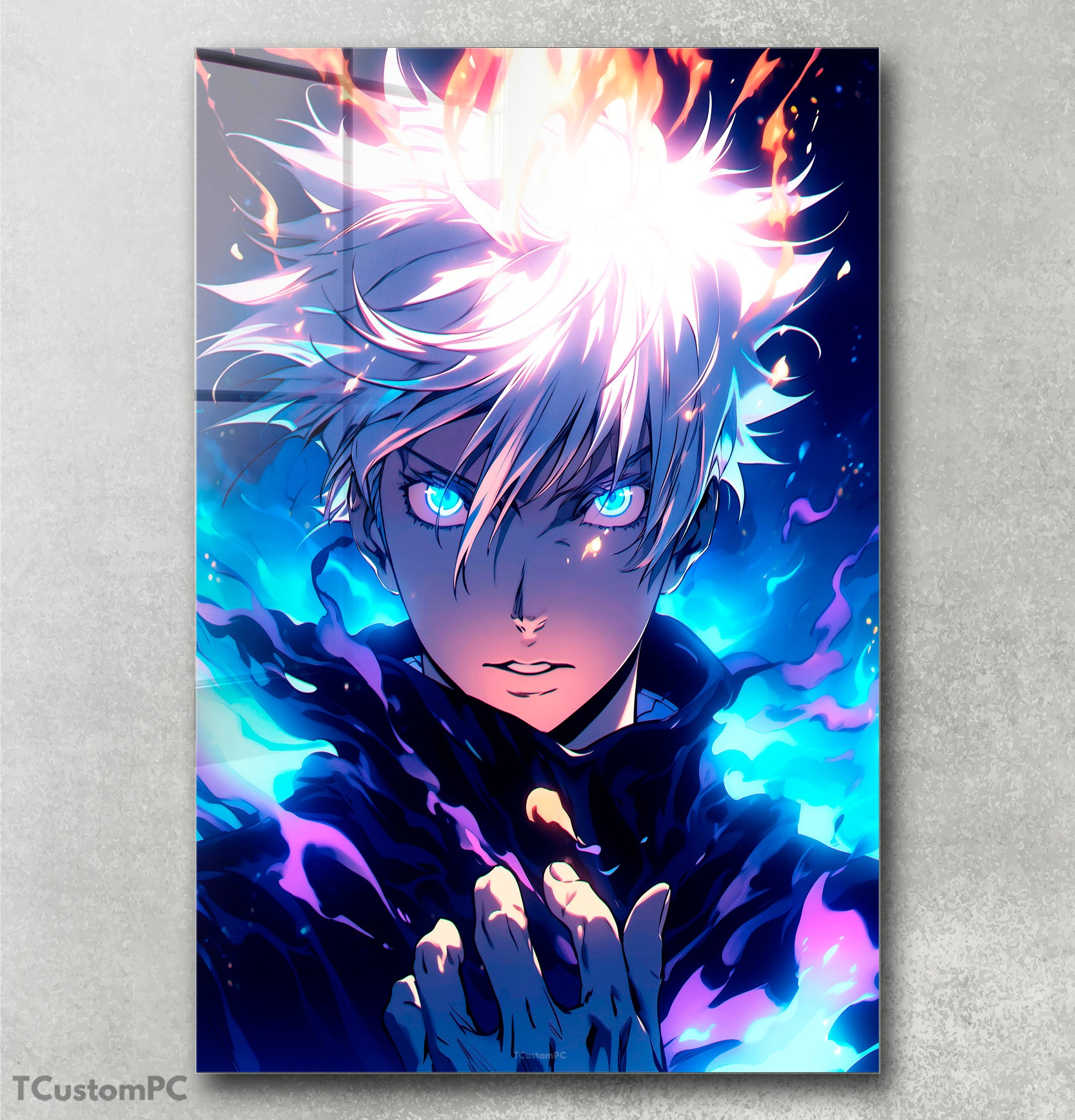 Gojo Jujutsu Kaisen Painting, New Design - Methacrylate Displate ...