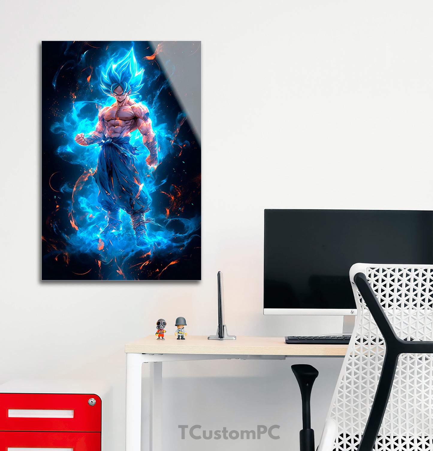 Cuadro Goku Aura radiance