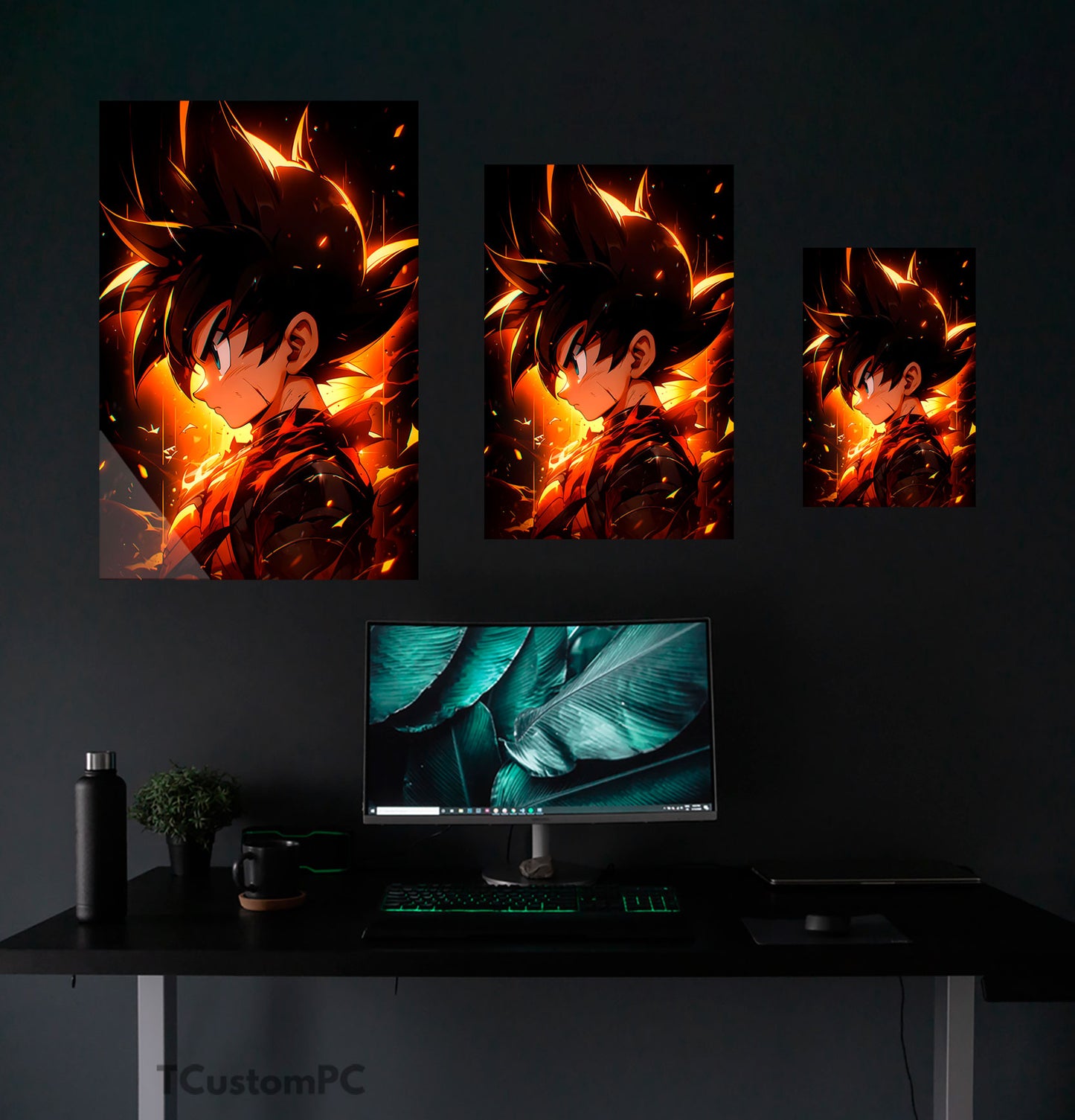 Goku Brightned painting