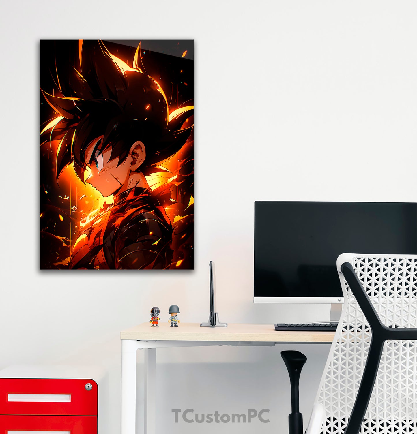 Goku Brightned painting