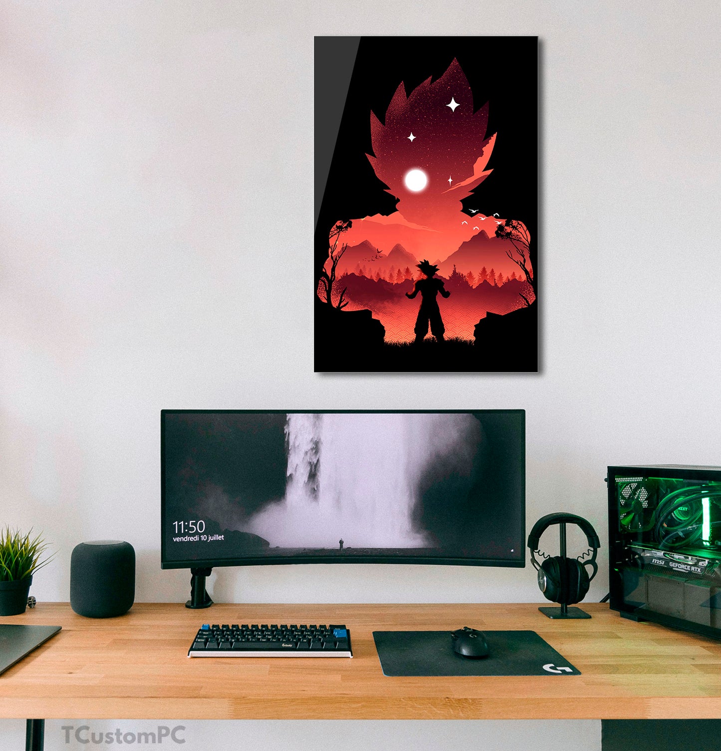 Goku painting, Dragon Ball