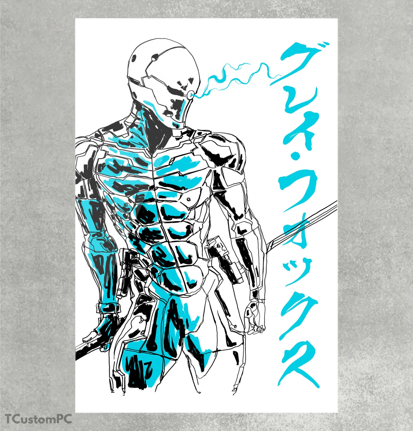 Cuadro Gray Cyborg