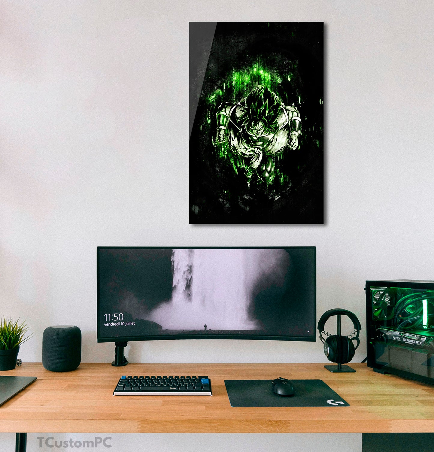 Green Fury painting