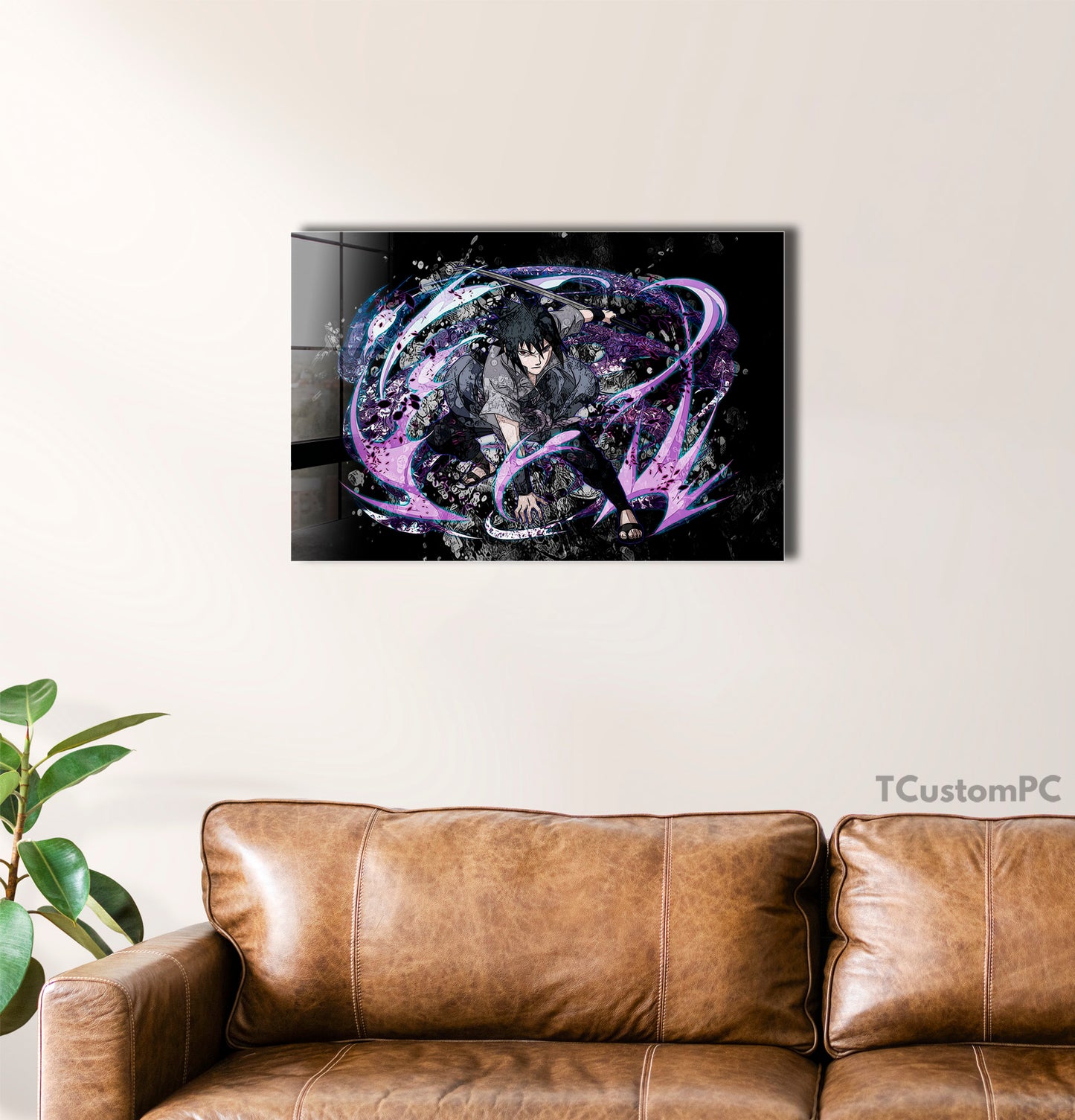 Cuadro Grunge Style 6 Sasuke