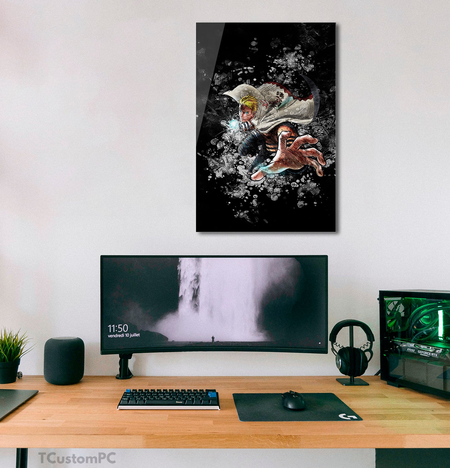 Grunge Style Naruto Painting
