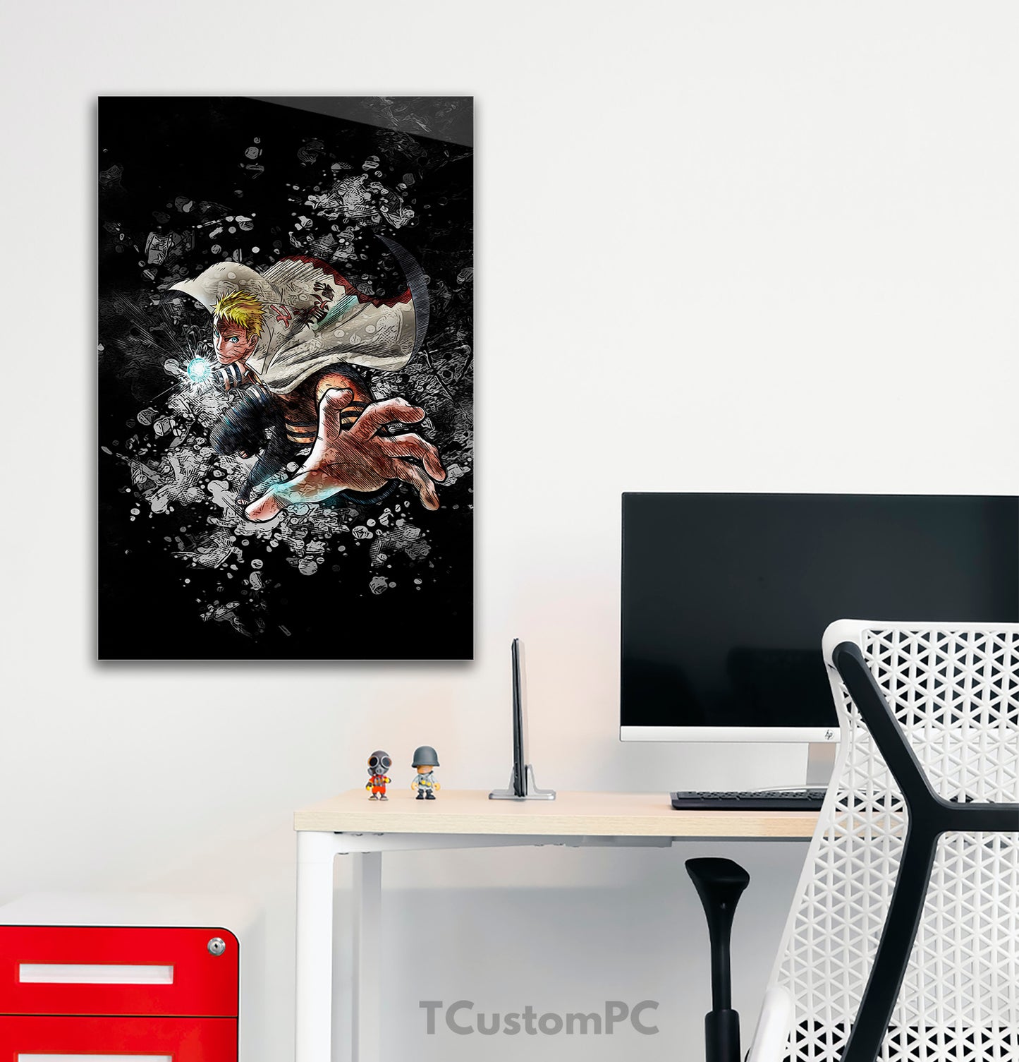 Grunge Style Naruto Painting