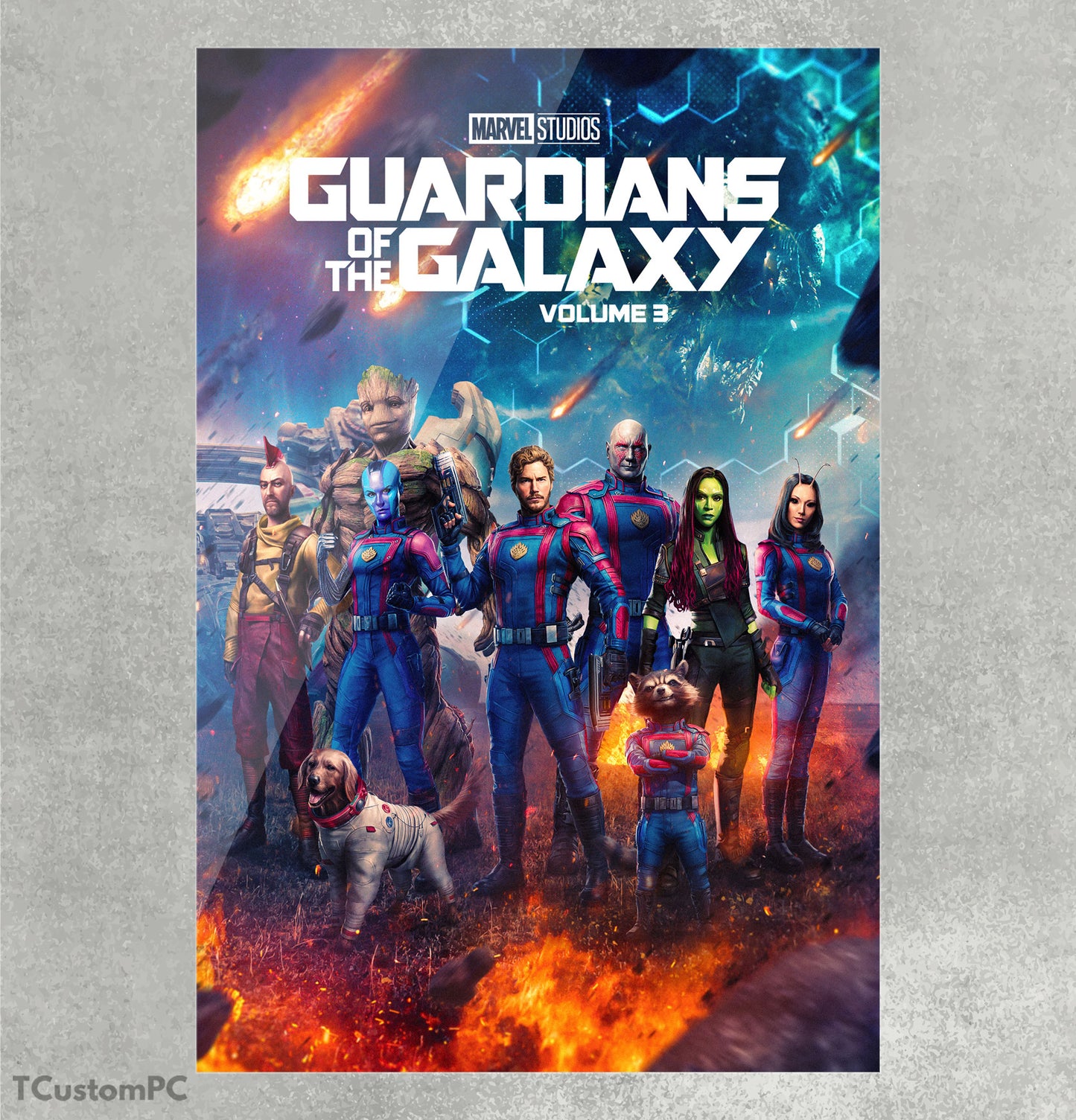 Cuadro Guardianes de la Galaxia Vol3 Post Movie Cuadro x1