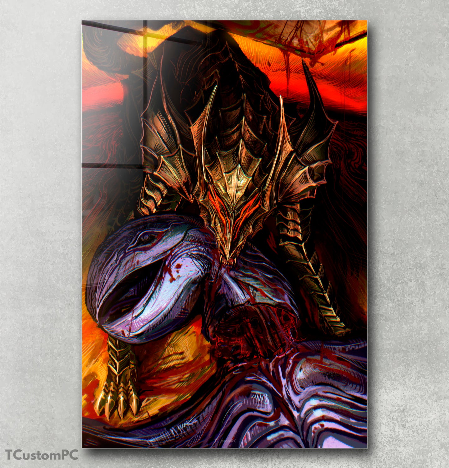 Cuadro Guts and griffith femto beast of darkness