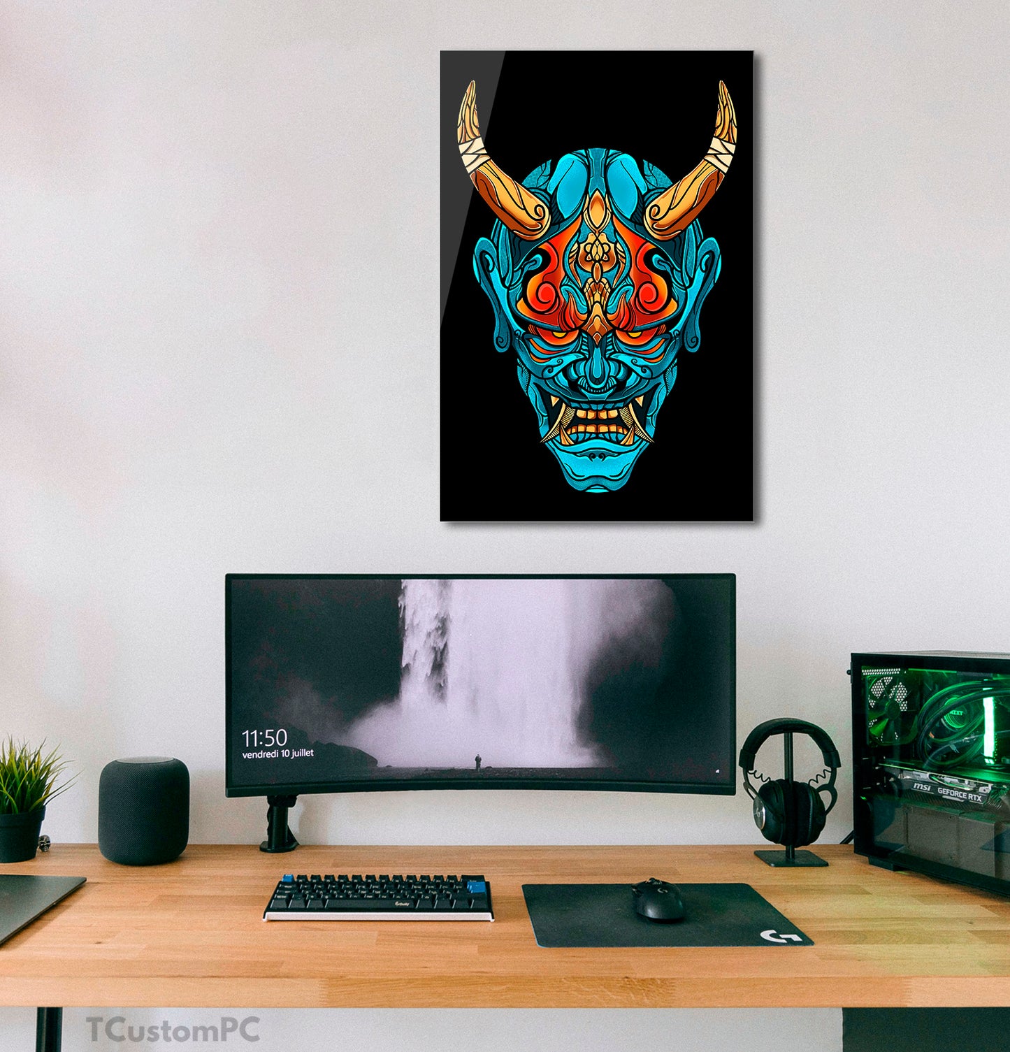 Cuadro de Hannya Mask