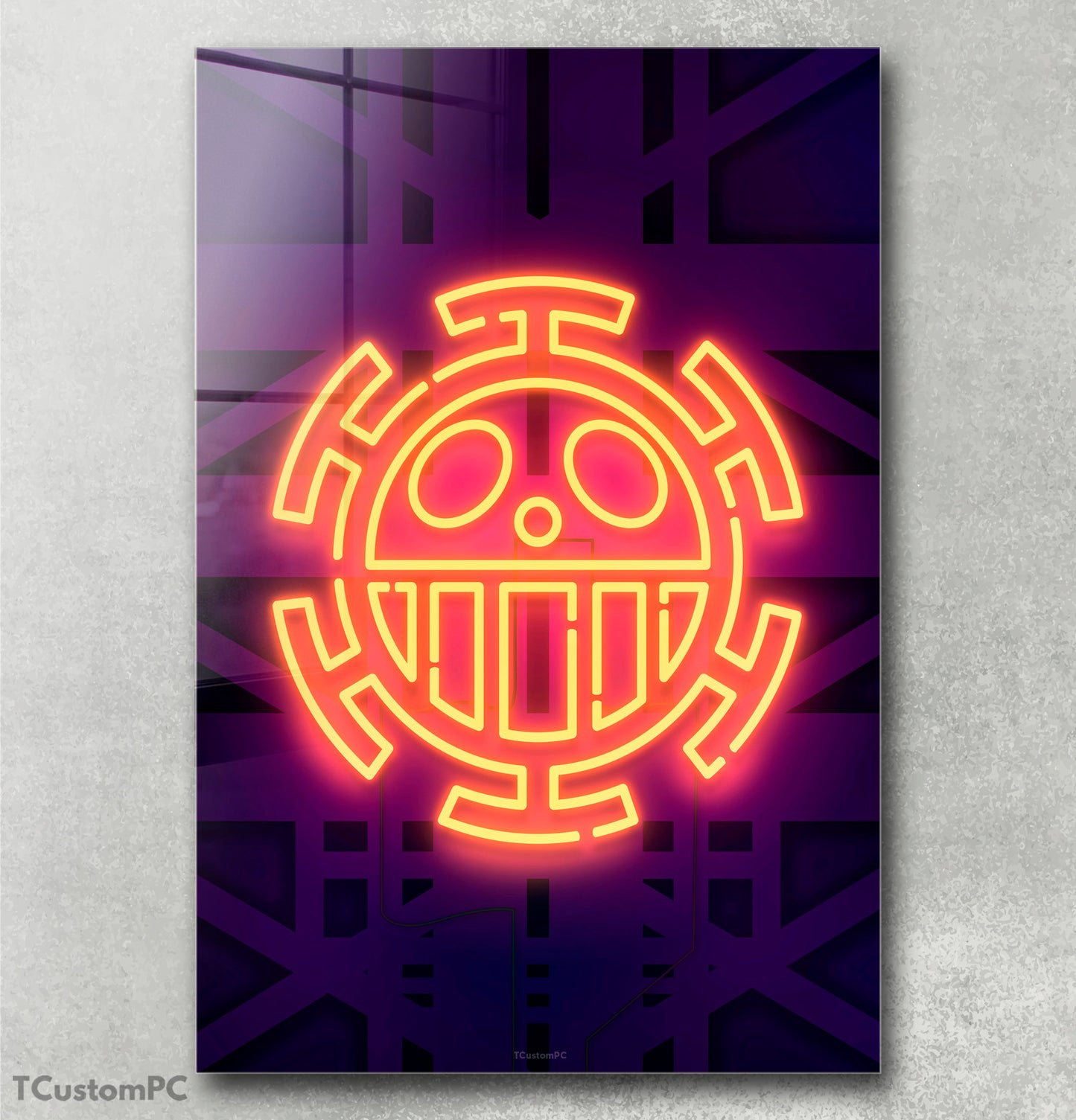 Cuadro Heart Pirate Jolly Roger