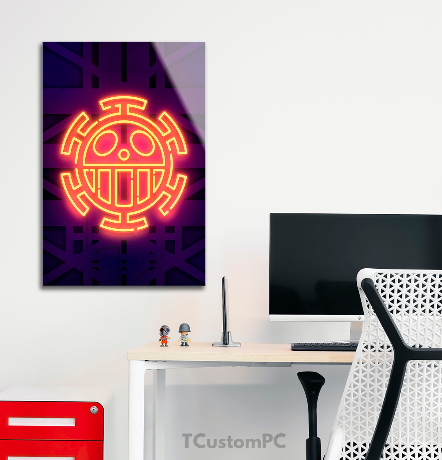 Cuadro Heart Pirate Jolly Roger