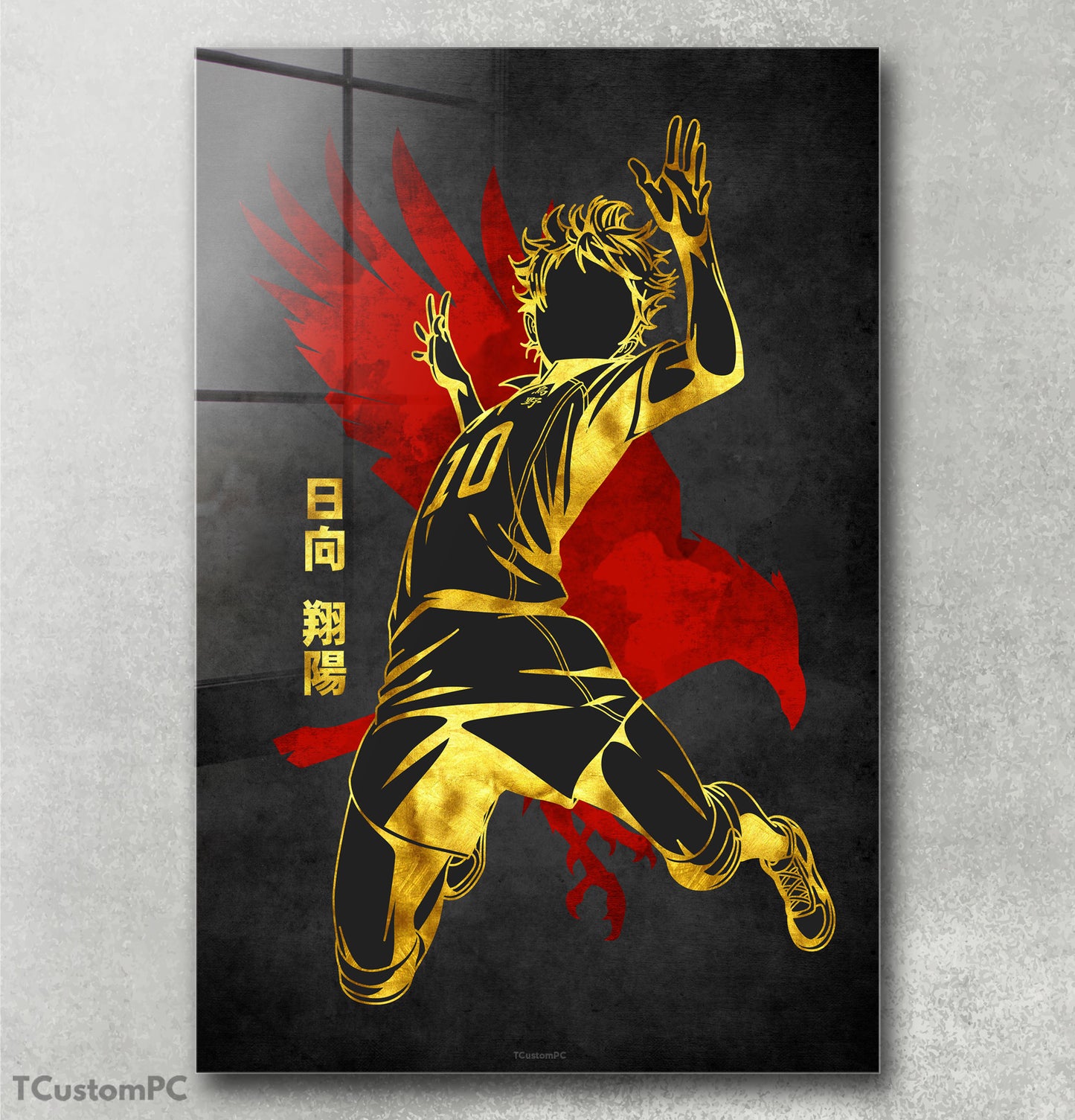 Cuadro Hinata 2 Red Golden