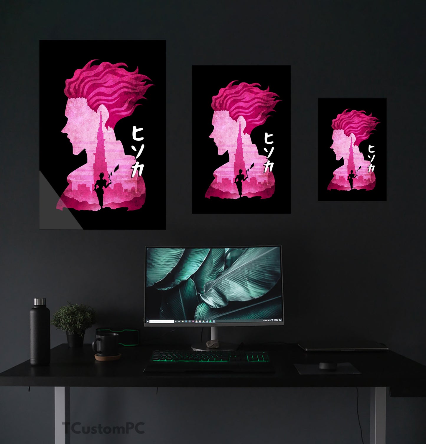 Cuadro Hisoka Minimalist Silhouette