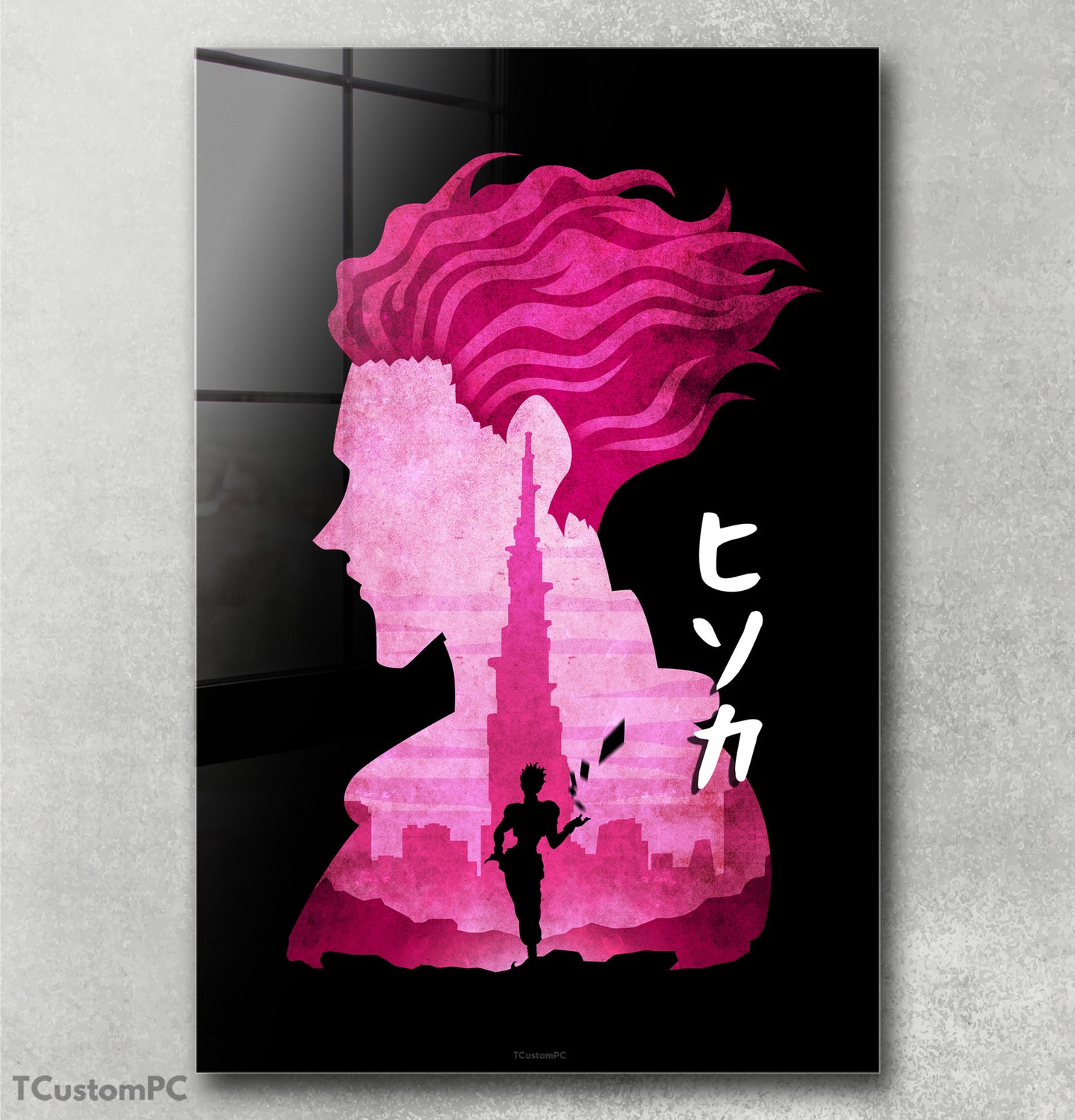 Cuadro Hisoka Minimalist Silhouette