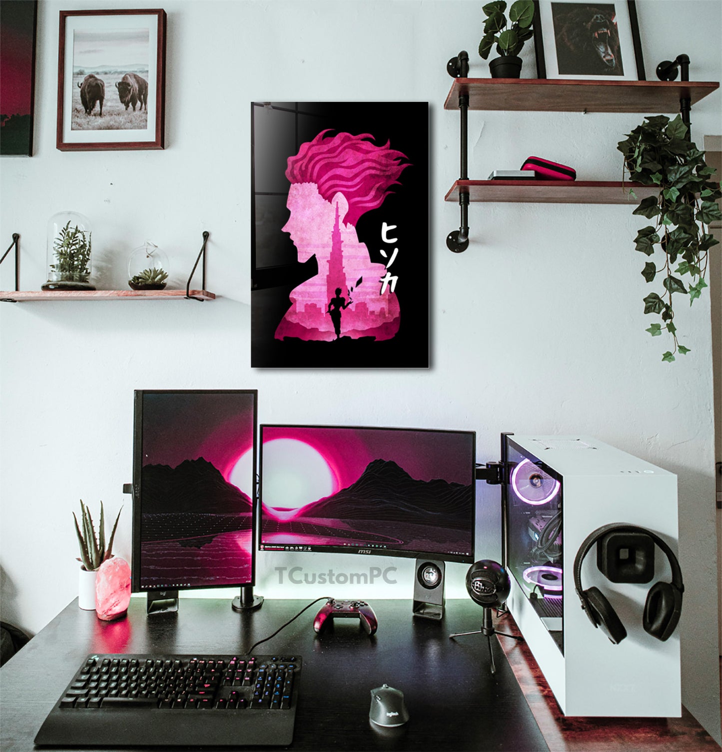 Cuadro Hisoka Minimalist Silhouette