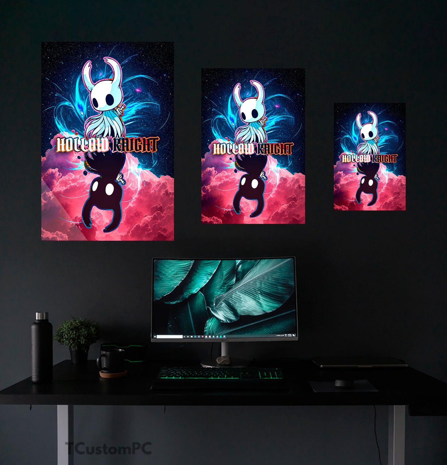 Cuadro Hollow Knight pink clouds